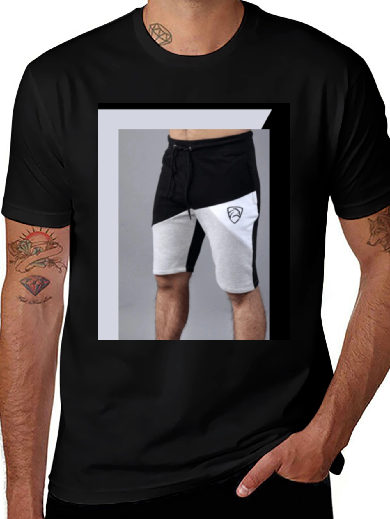 Variant 25 of Two-Tone Athletic Shorts