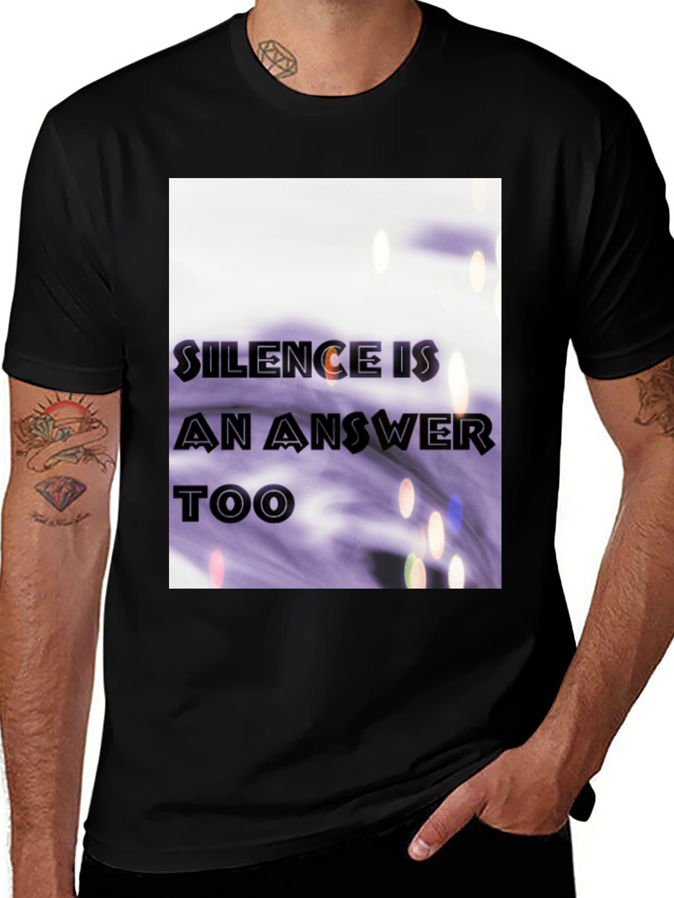 Variant 4 of Silence Is An Answer Graphic Tee
