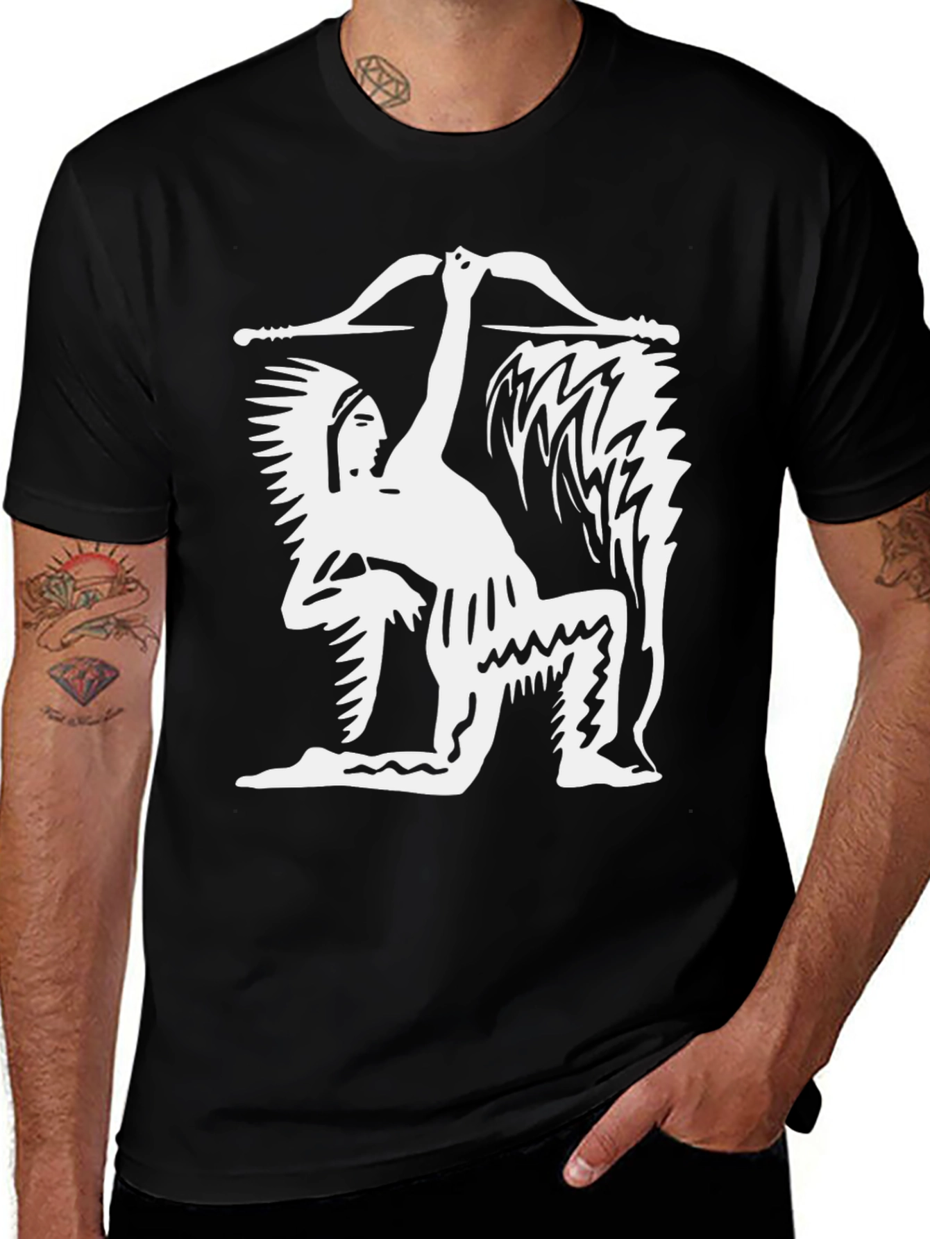 Variant 11 of Native American Archer Graphic T-Shirt