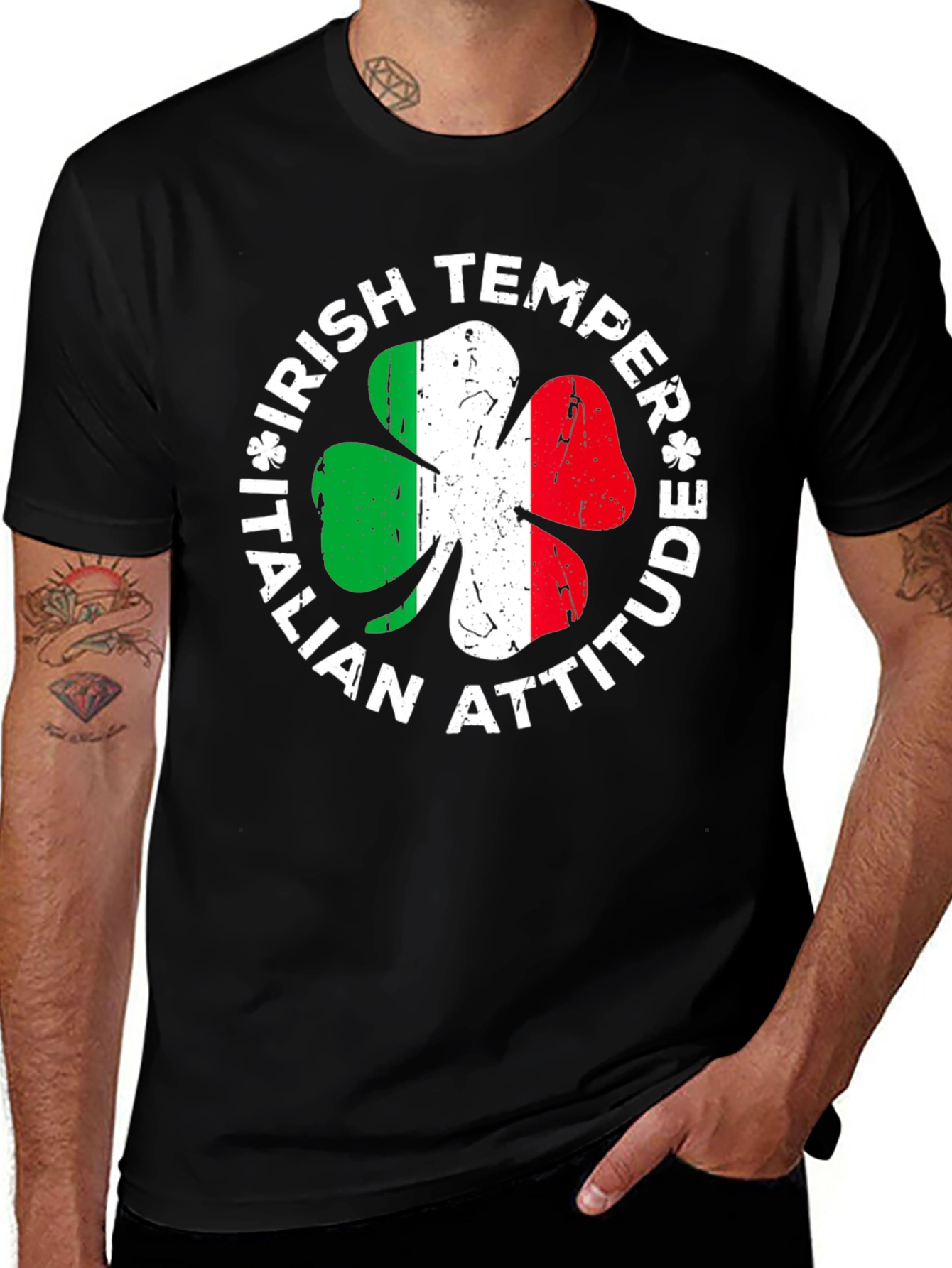 Irish Temper Italian Attitude T-Shirt