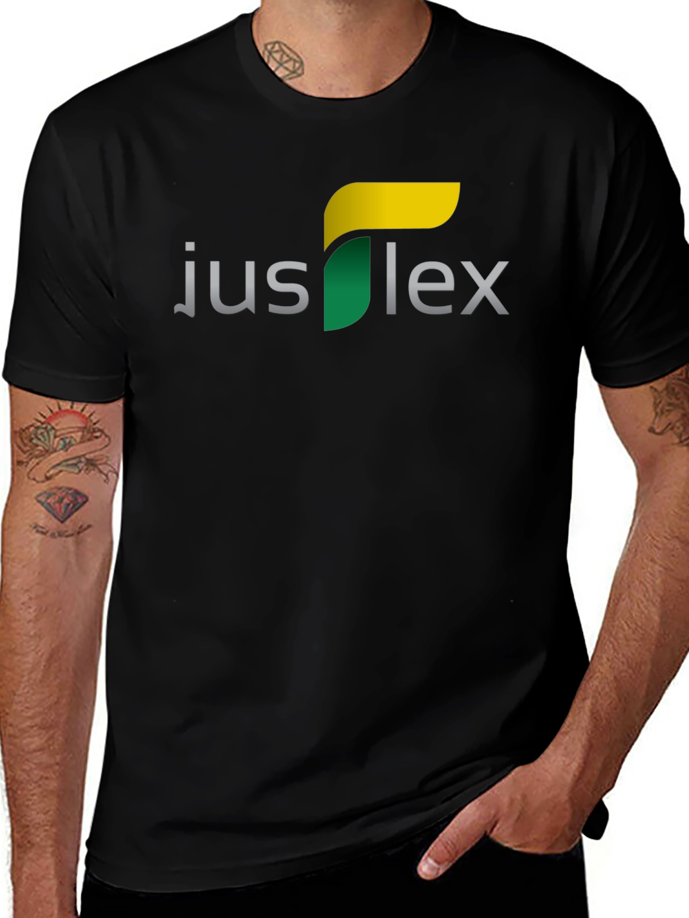 Variant 30 of Justlex Black T-Shirt