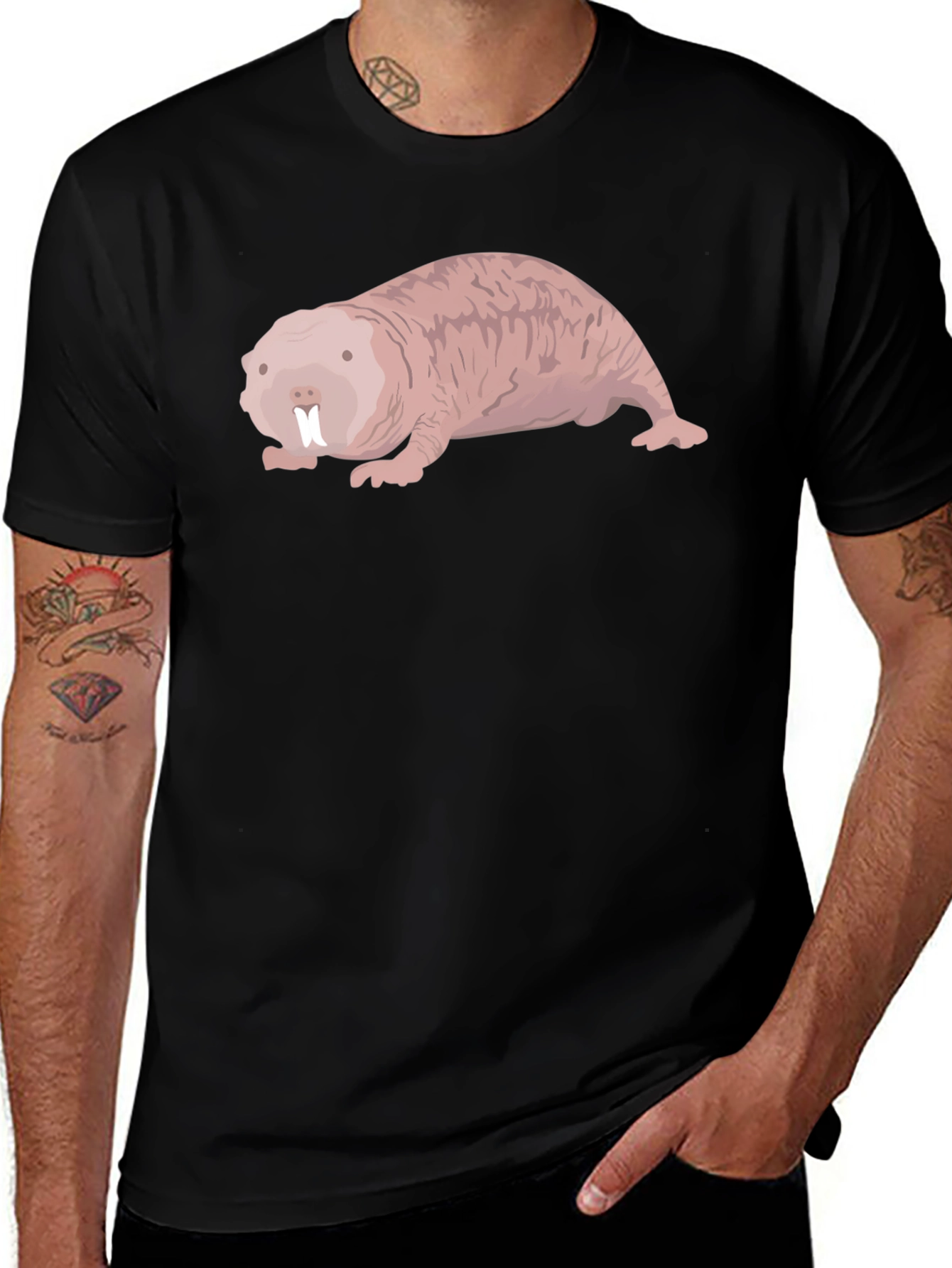 Variant 15 of Naked Mole Rat T-Shirt Funny Rodent Tee