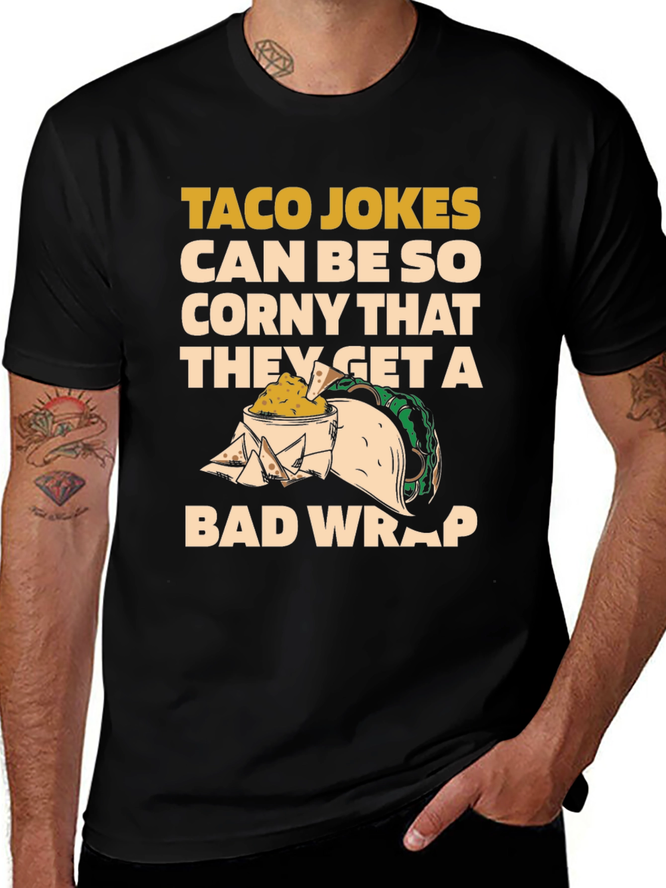 Variant 19 of Taco Jokes Graphic T-Shirt