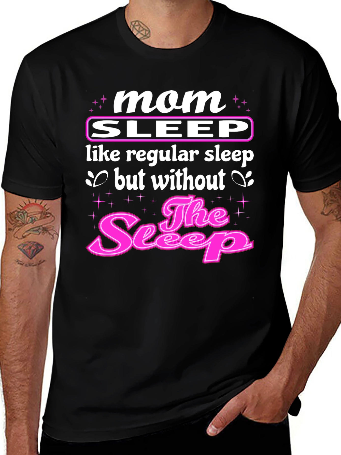 Variant 28 of Mom Sleep T-Shirt - Funny Motherhood Tee