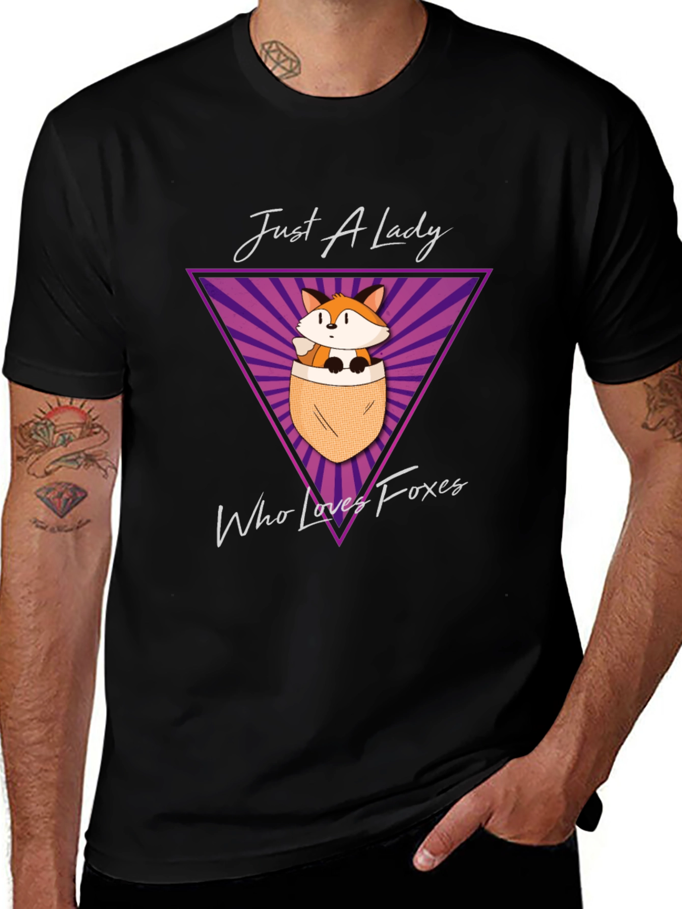 Variant 25 of Just A Lady Who Loves Foxes T-Shirt