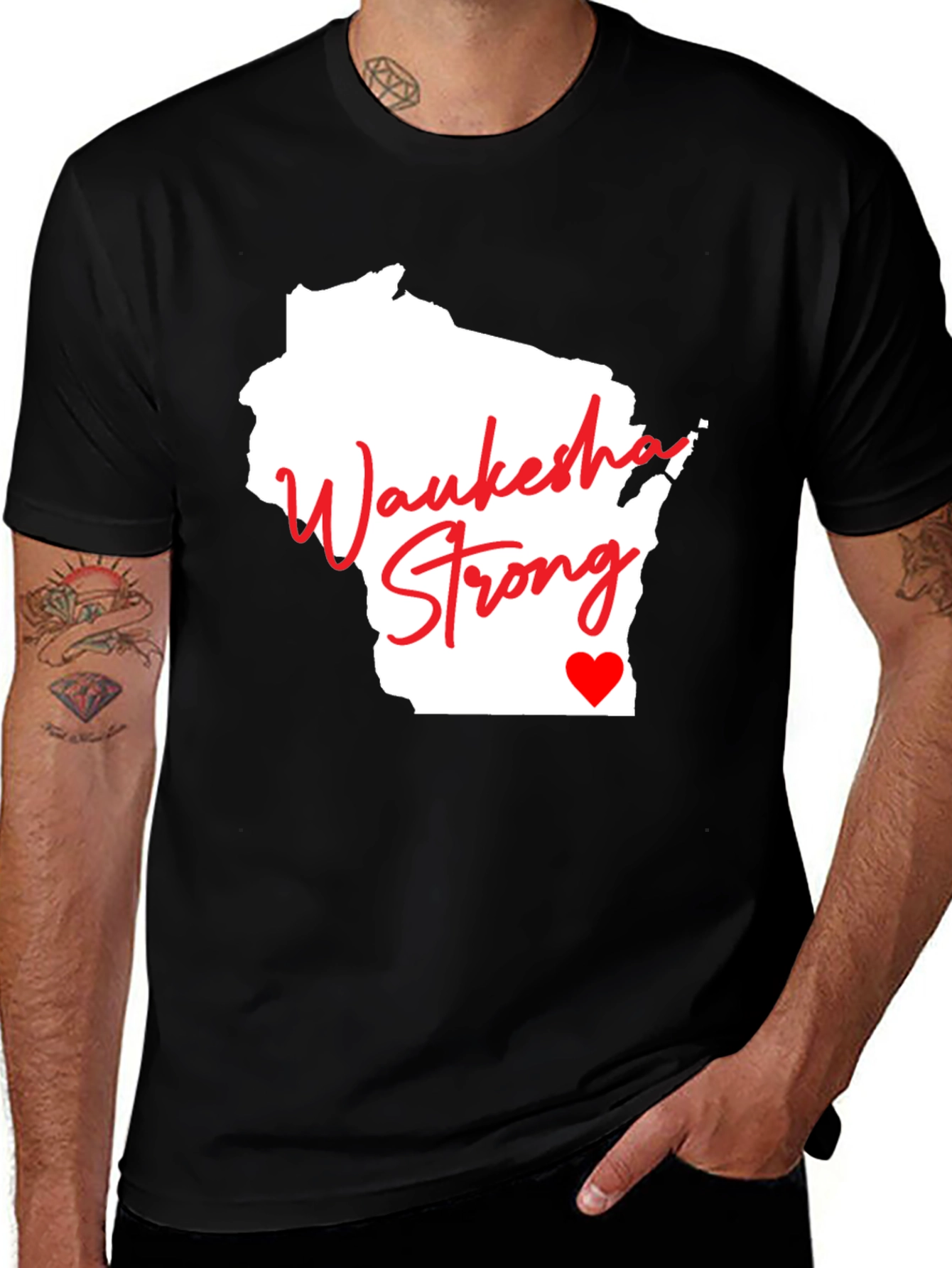 Waukesha Strong T-Shirt Wisconsin State Pride