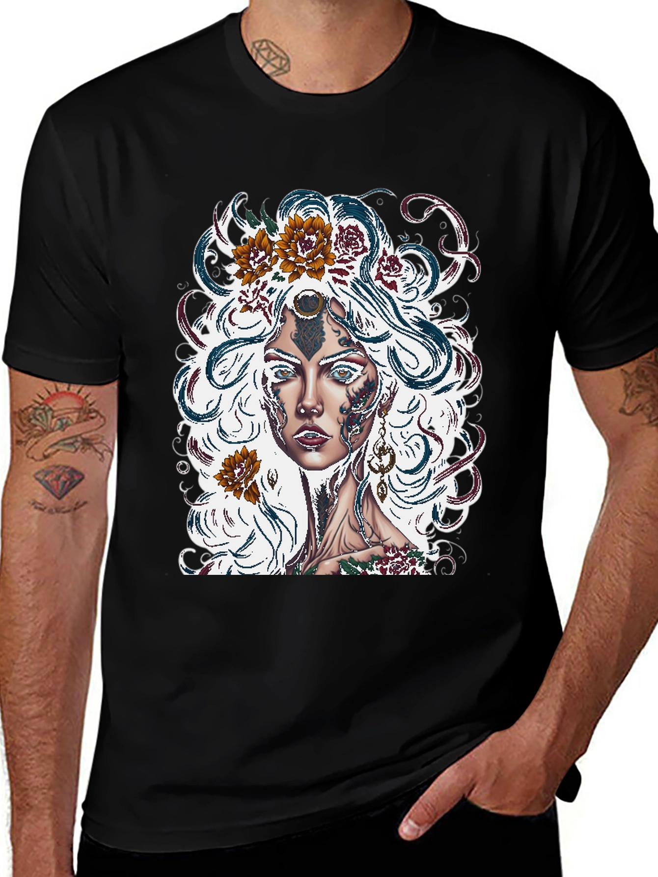 Variant 26 of Mystic Woman Graphic Tee - Unique Design