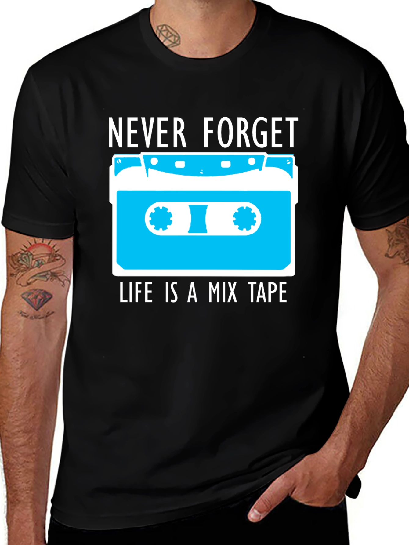 Variant 20 of Never Forget Mix Tape T-Shirt