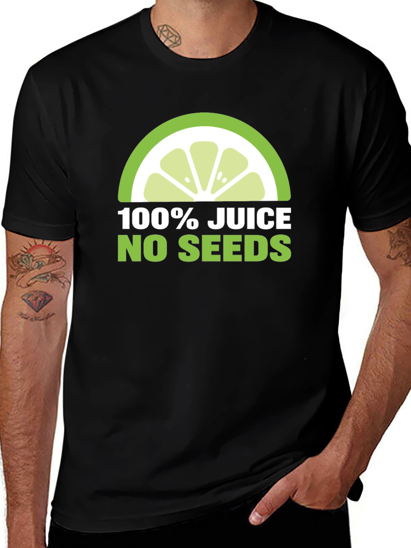 100% Juice No Seeds Graphic Tee