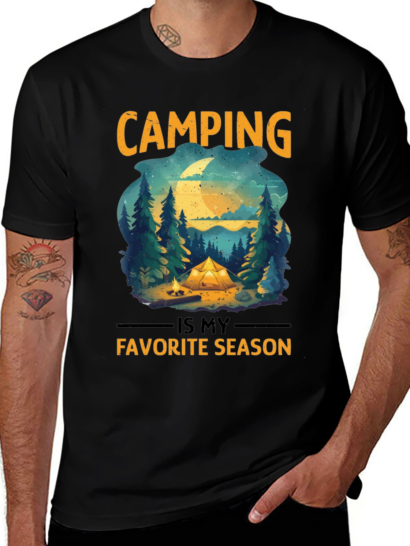Variant 2 of Camping is My Favorite Season Graphic T-Shirt