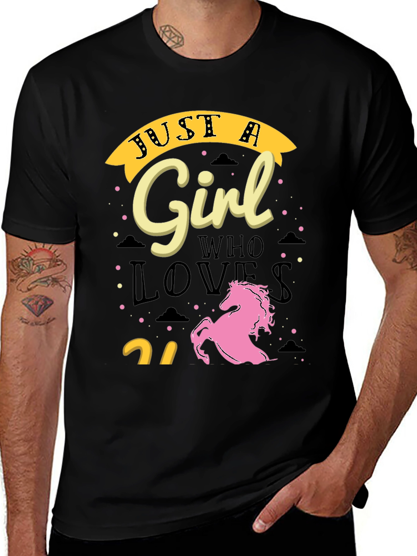 Just A Girl Who Loves Unicorns T-Shirt