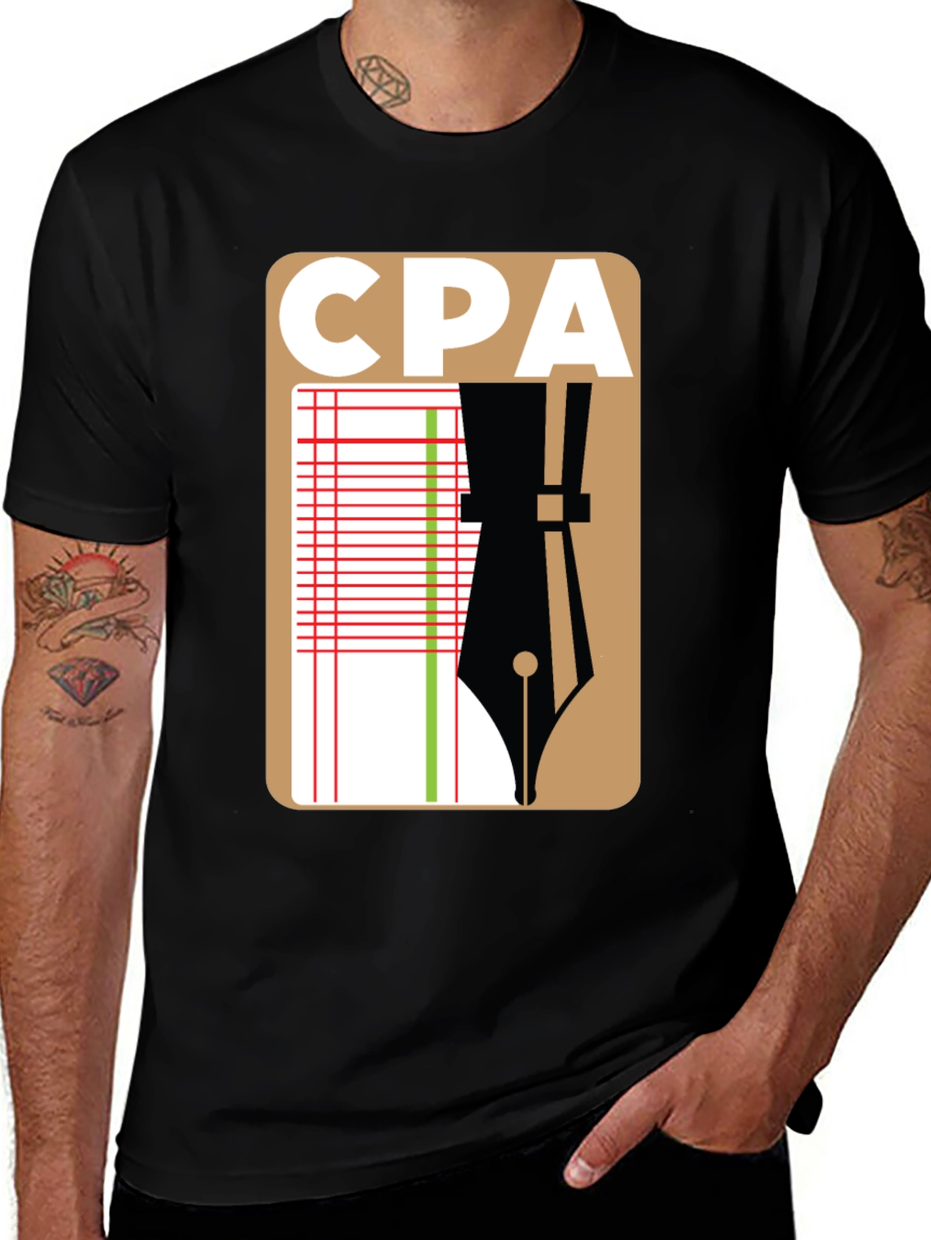 Accountant CPA T-Shirt - Financial Statement Design
