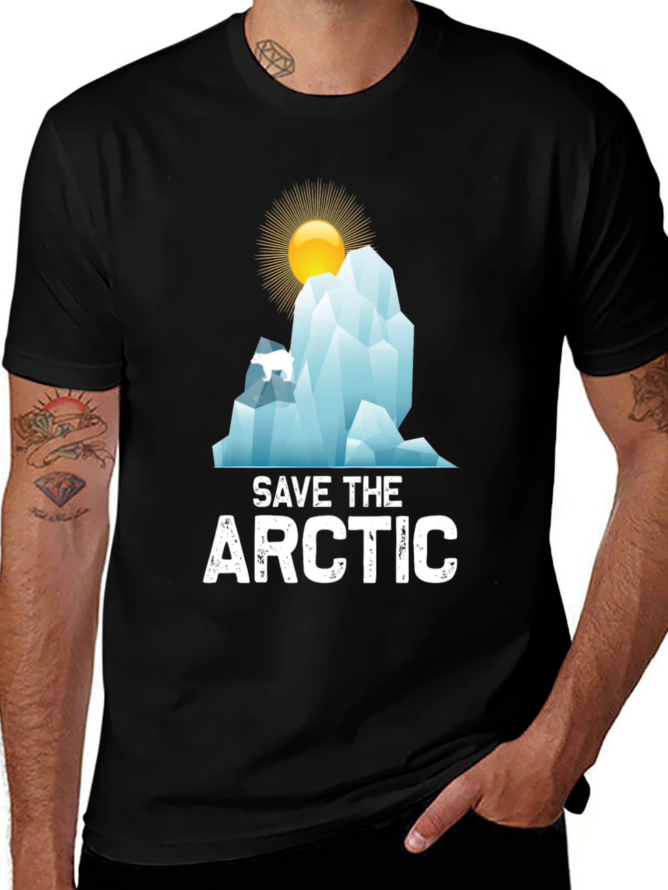 Save the Arctic Graphic Tee - Global Warming Awareness