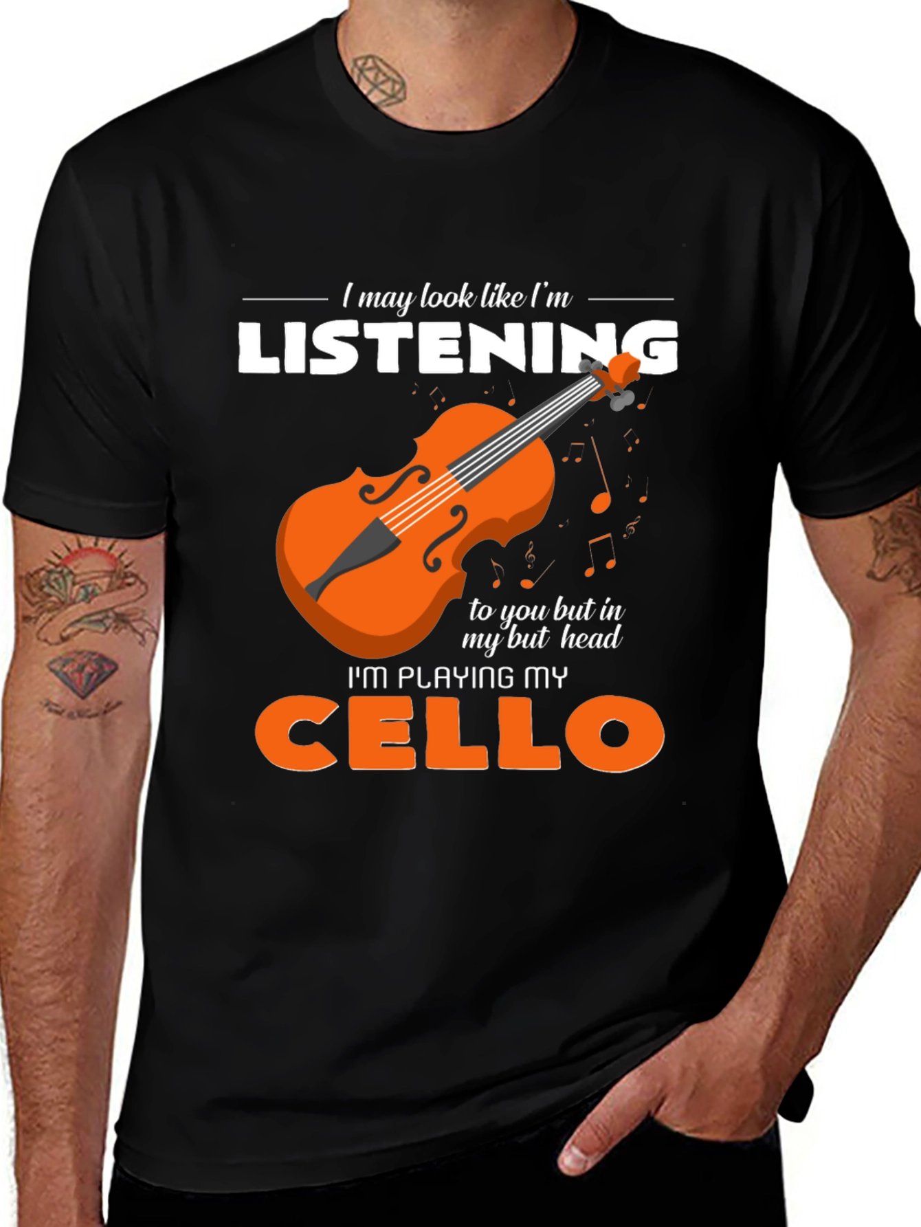 Variant 20 of Cello Player T-Shirt - I'm Playing My Cello