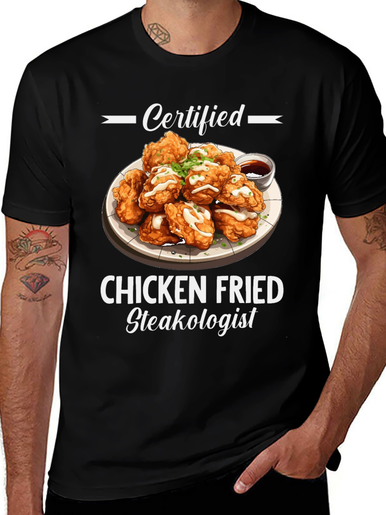 Variant 12 of Certified Chicken Fried Steakologist T-Shirt