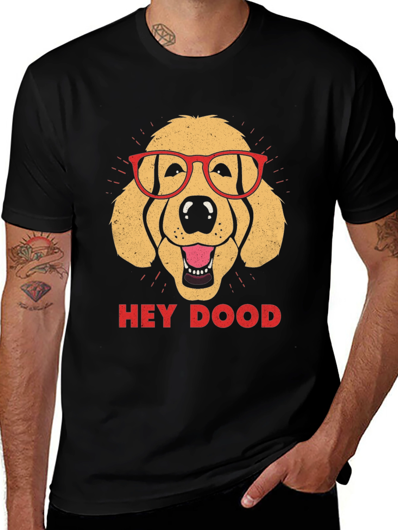Variant 13 of Hey Dood Dog Graphic T-Shirt