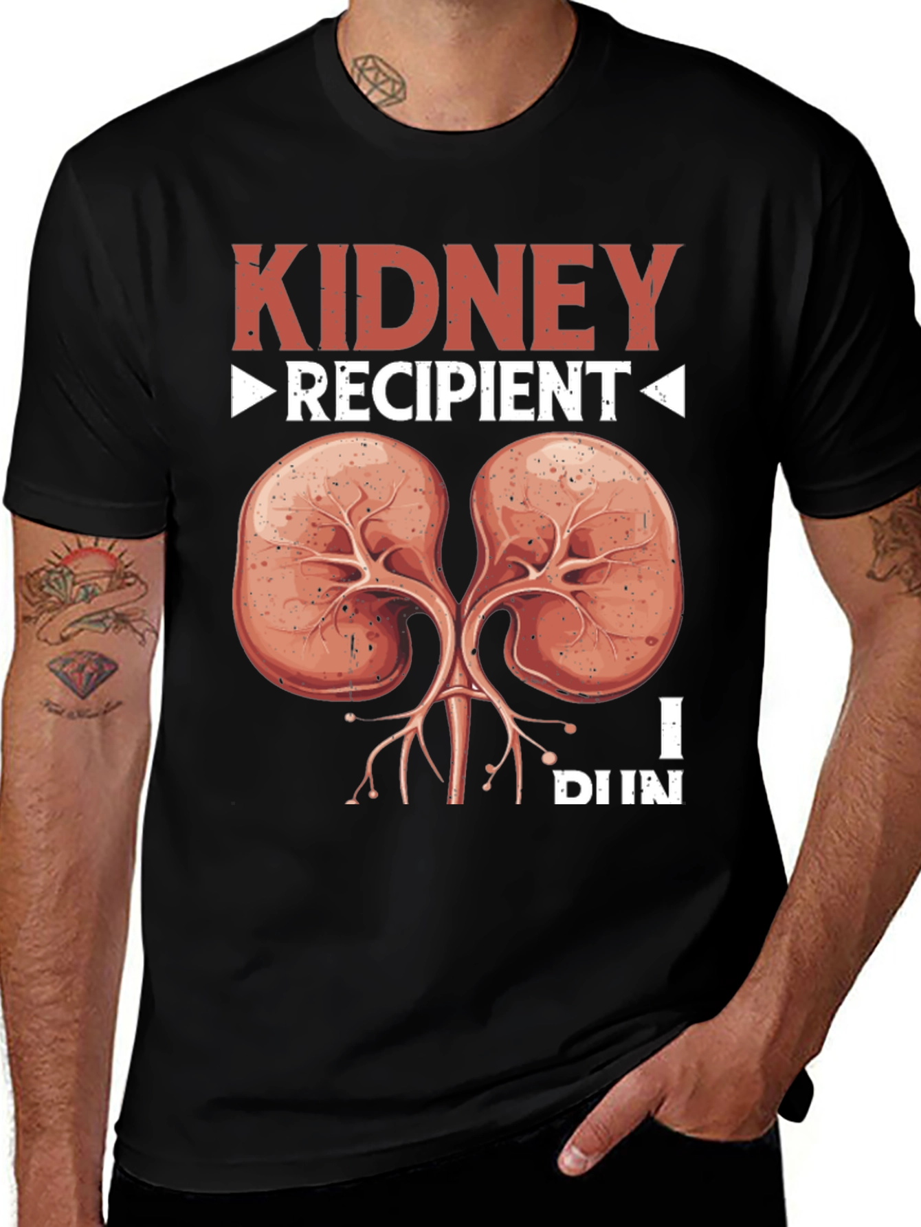 Black Kidney Recipient Graphic Tee main image