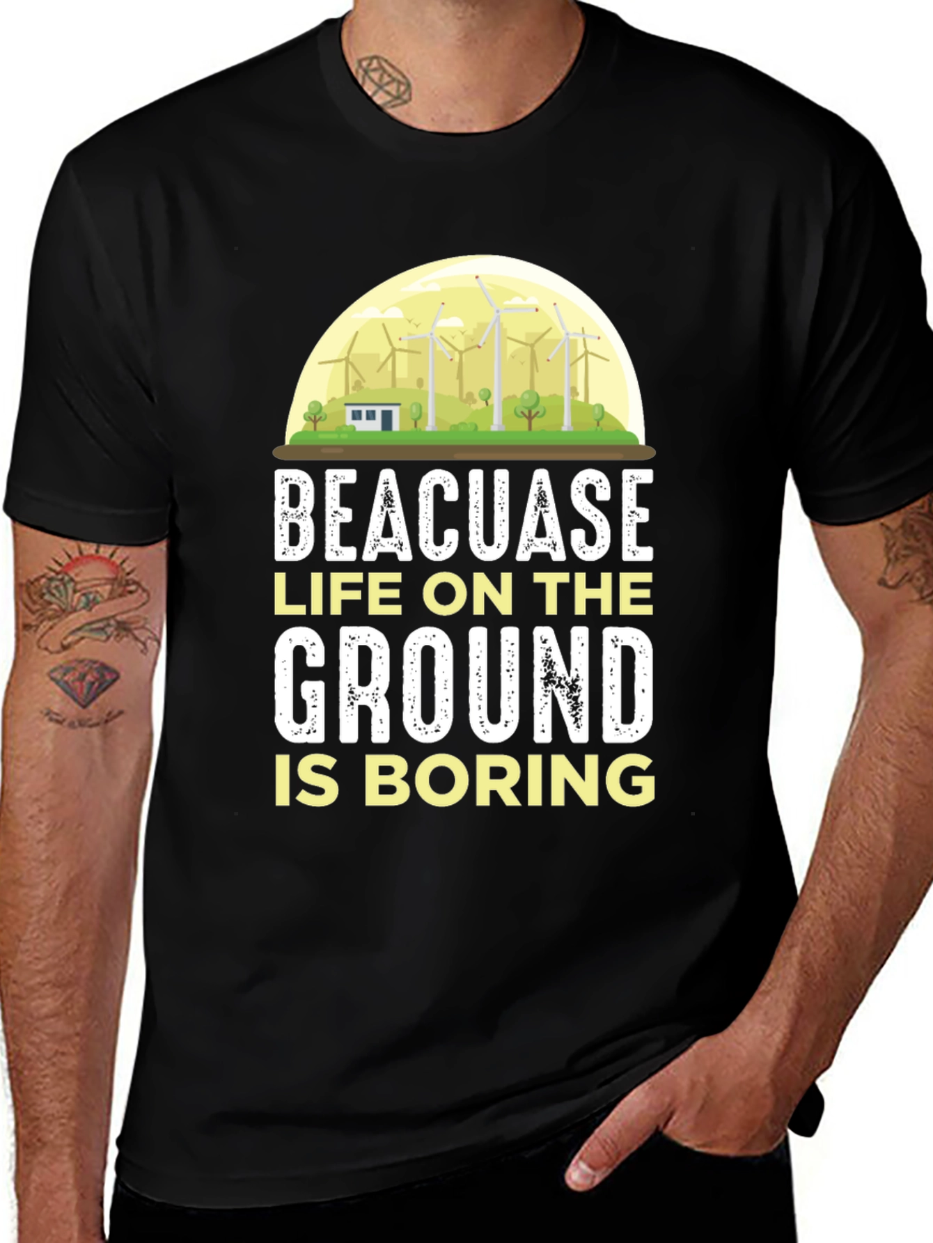 Variant 12 of Life on the Ground is Boring T-Shirt
