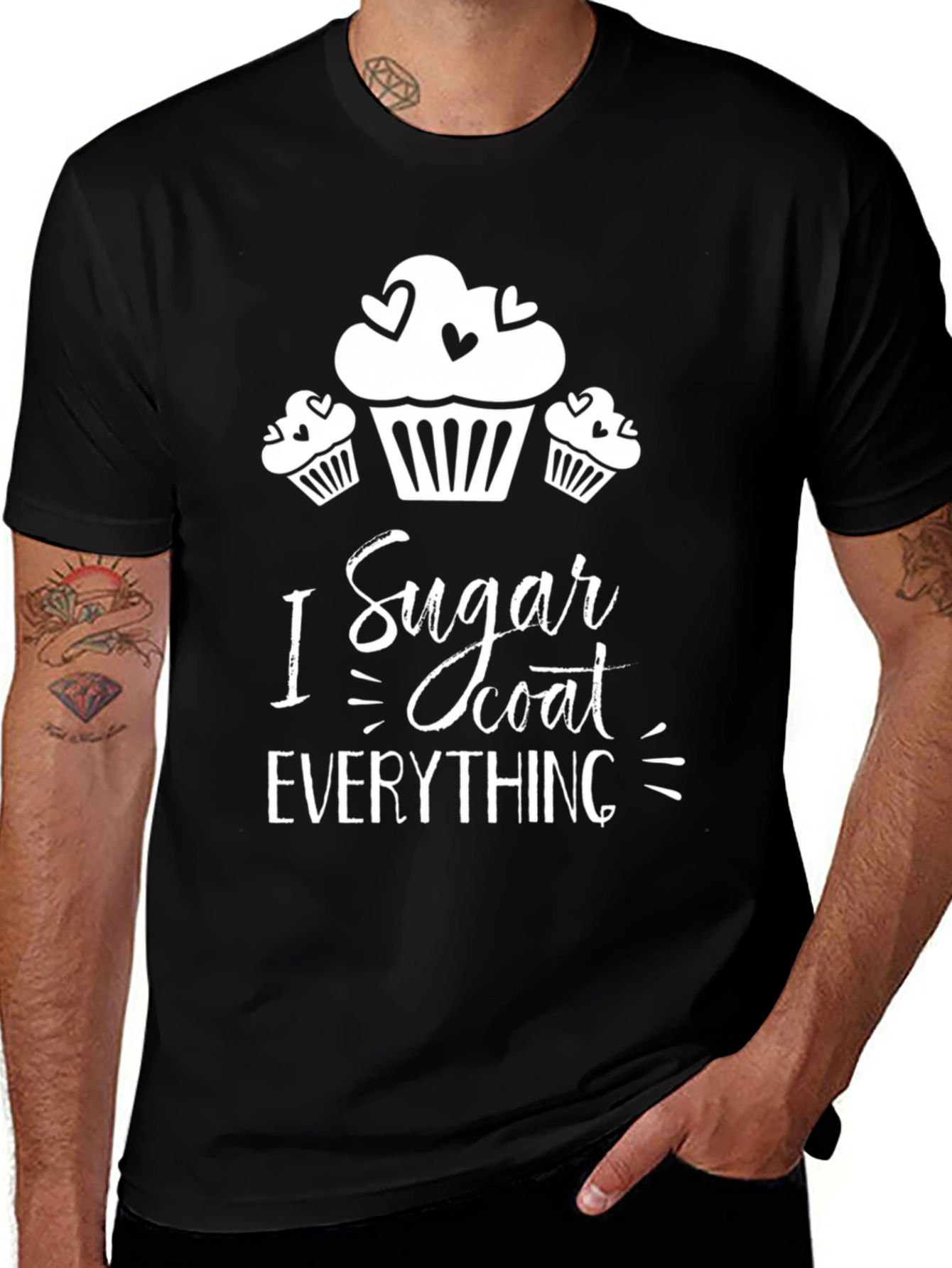 Variant 23 of I Sugar Coat Everything Graphic Tee