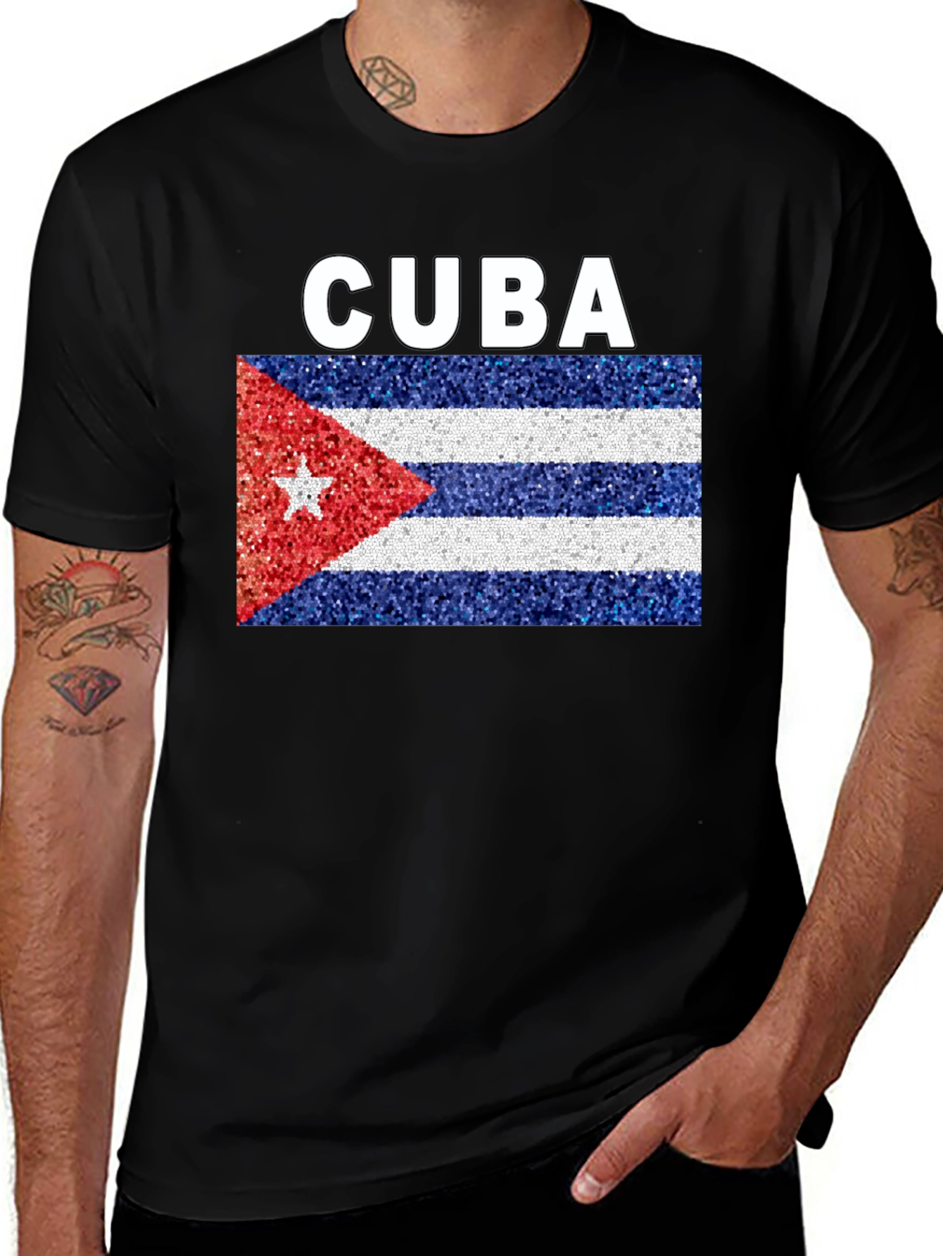 Cuba Flag Graphic T-Shirt