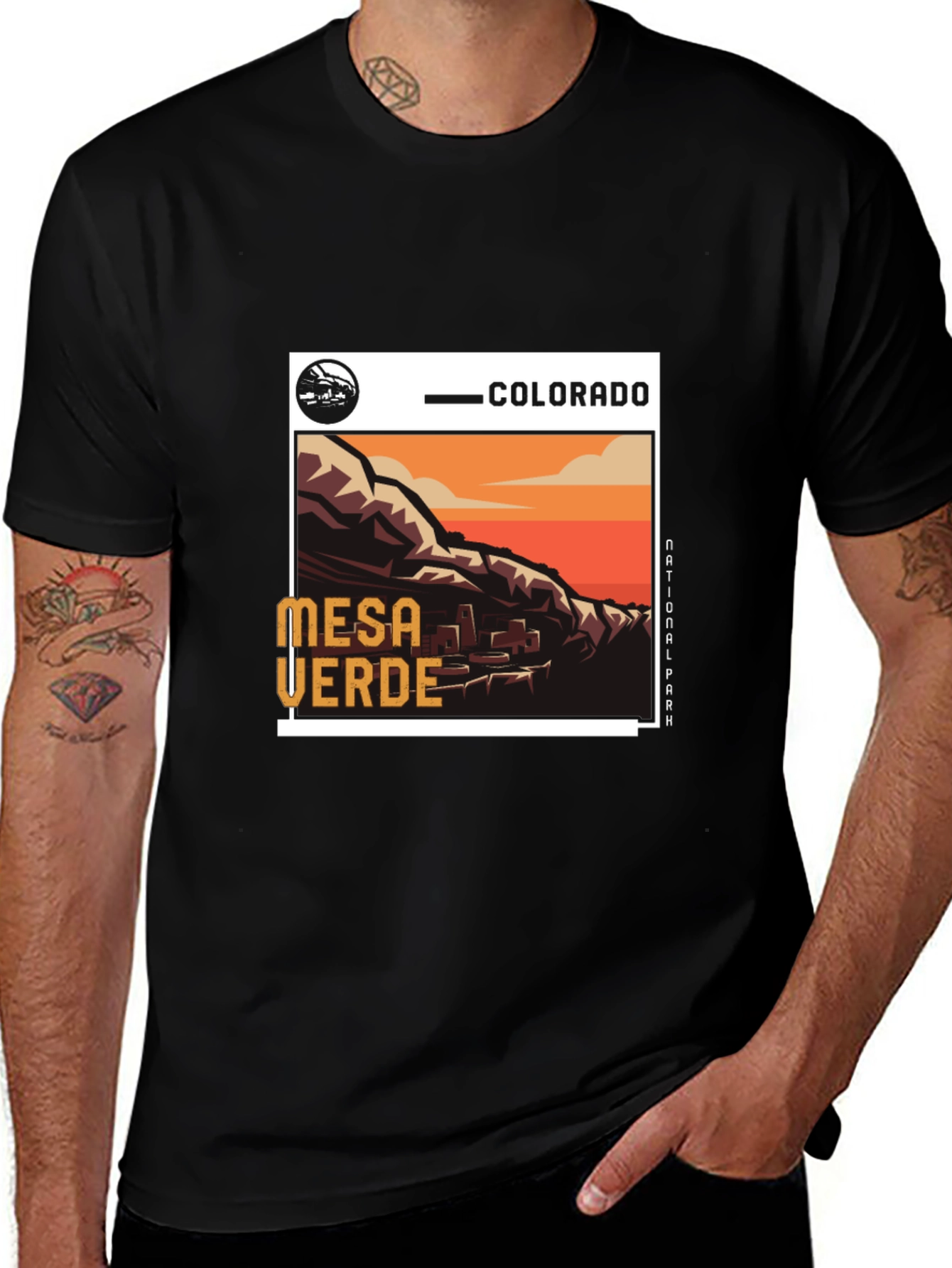 Variant 15 of Mesa Verde Colorado National Park T-Shirt