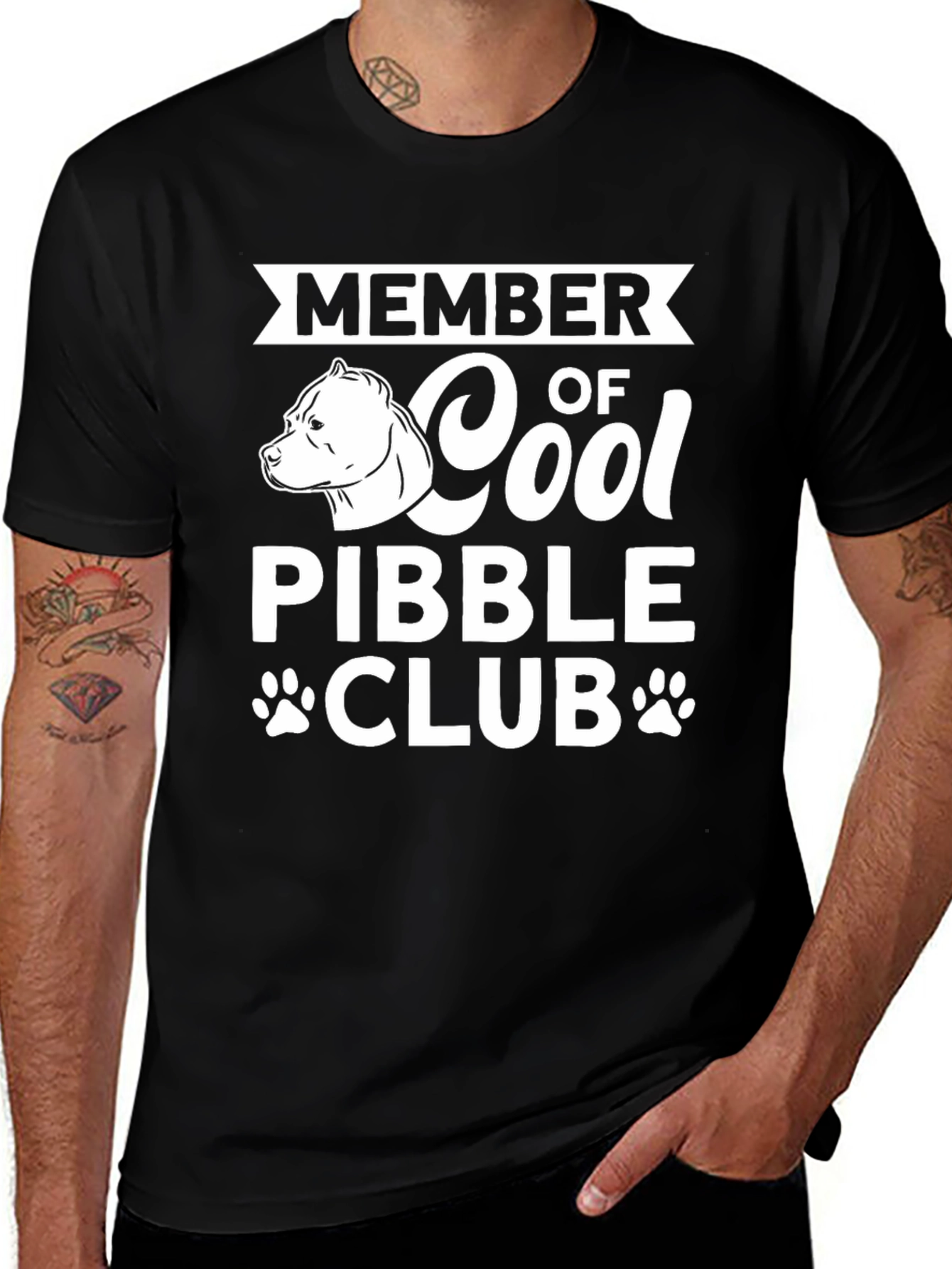 Variant 14 of Cool Pibble Club T-Shirt - Dog Lover Tee