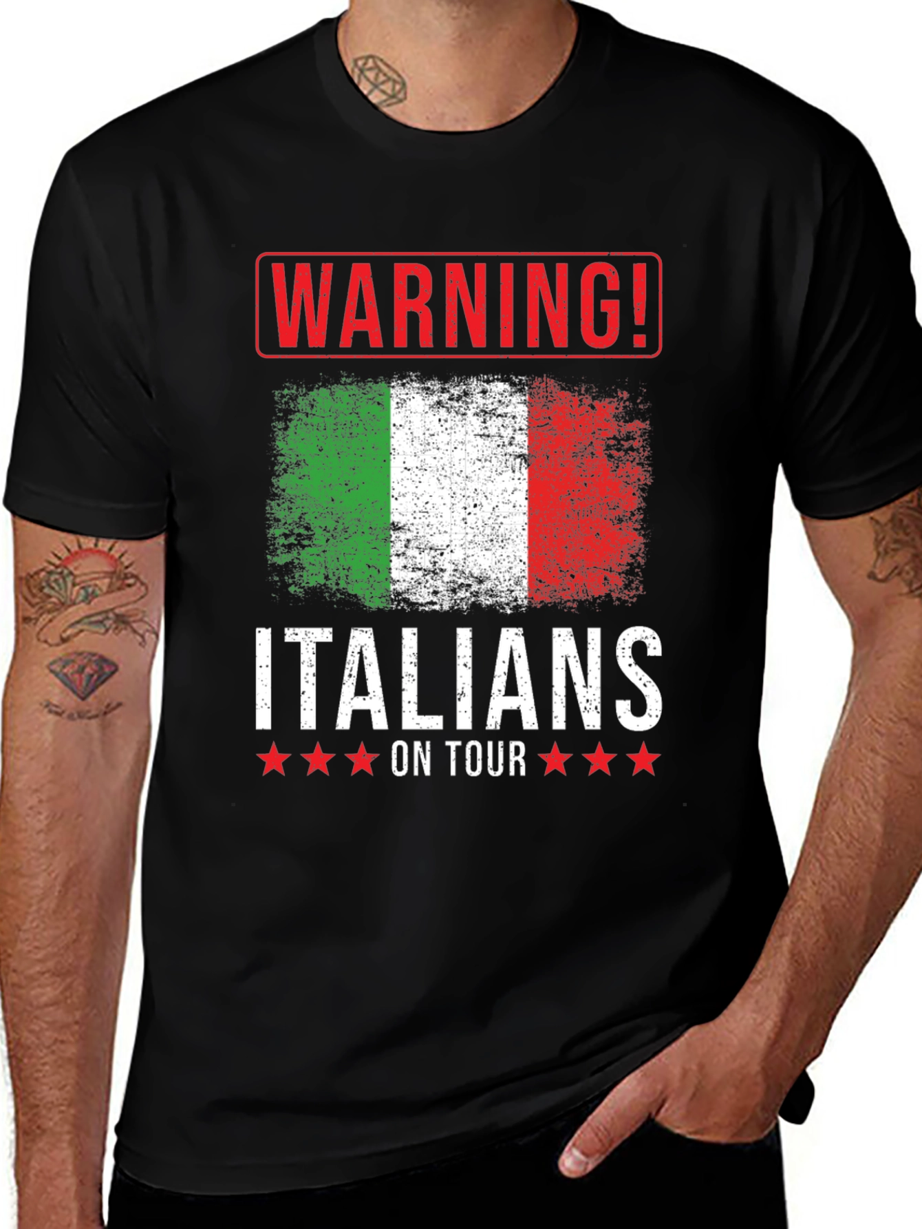 Warning! Italians on Tour T-Shirt