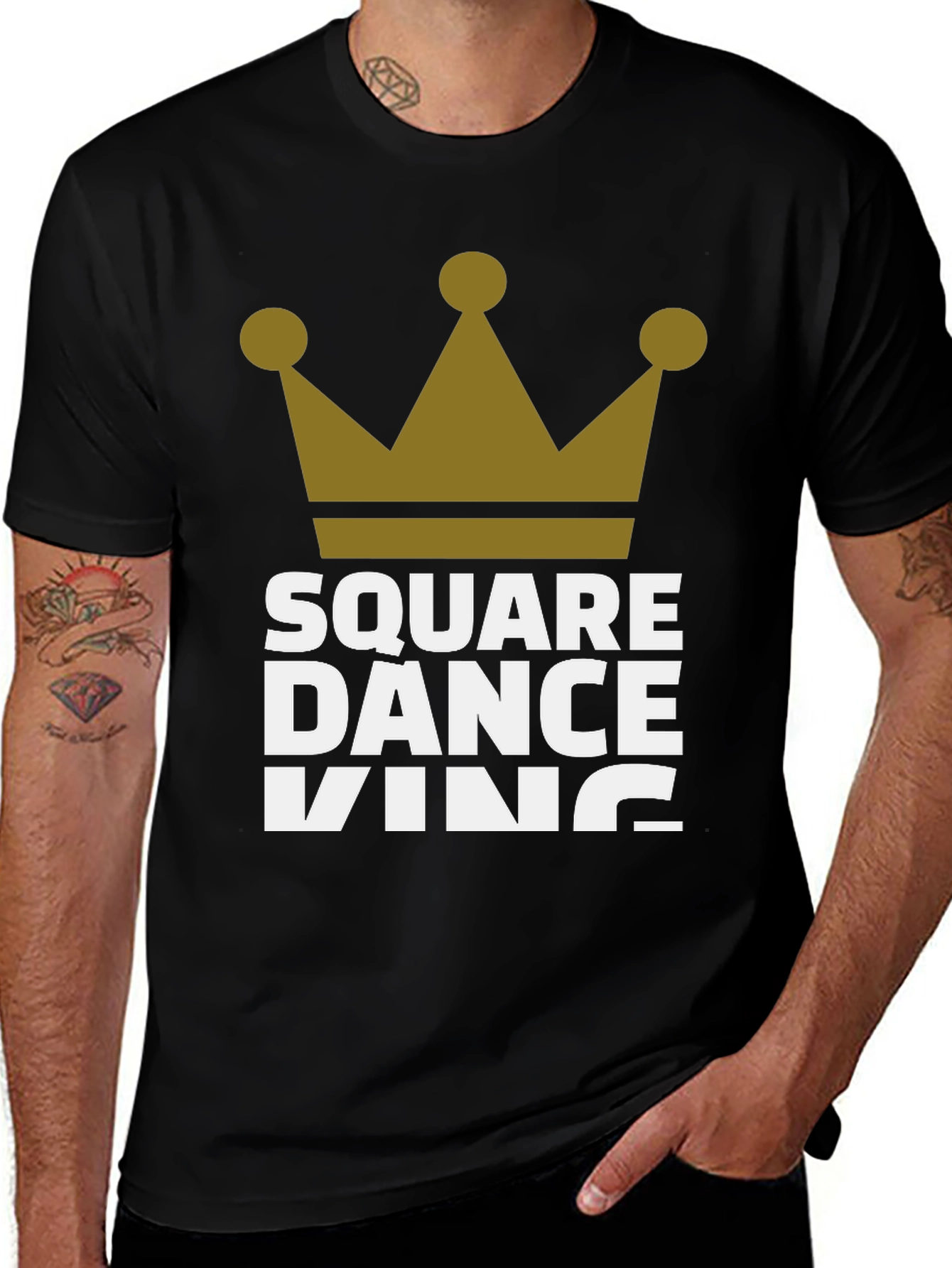 Square Dance King Graphic Tee
