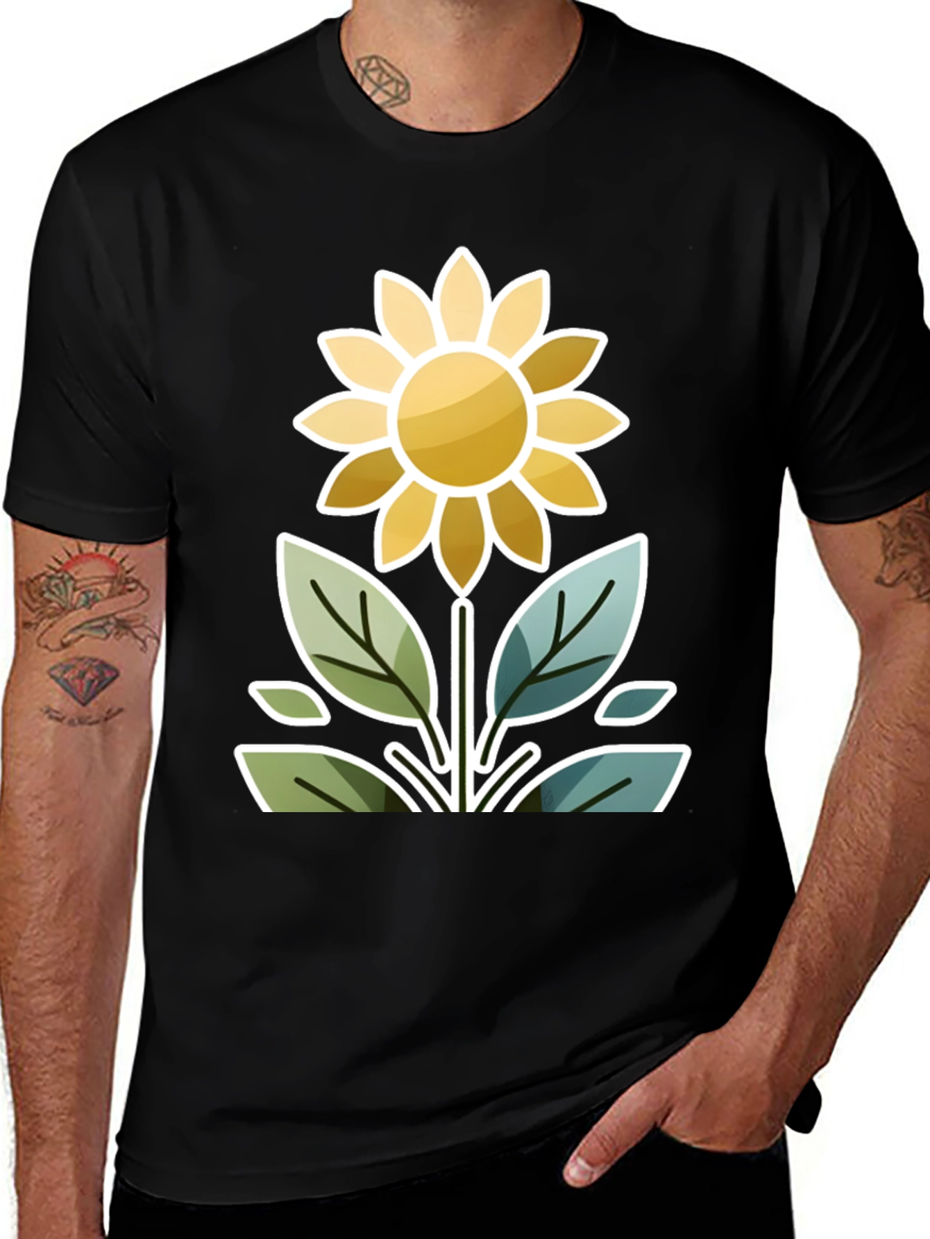 Variant 11 of Sunflower Graphic Tee - Stylish Unisex Shirt