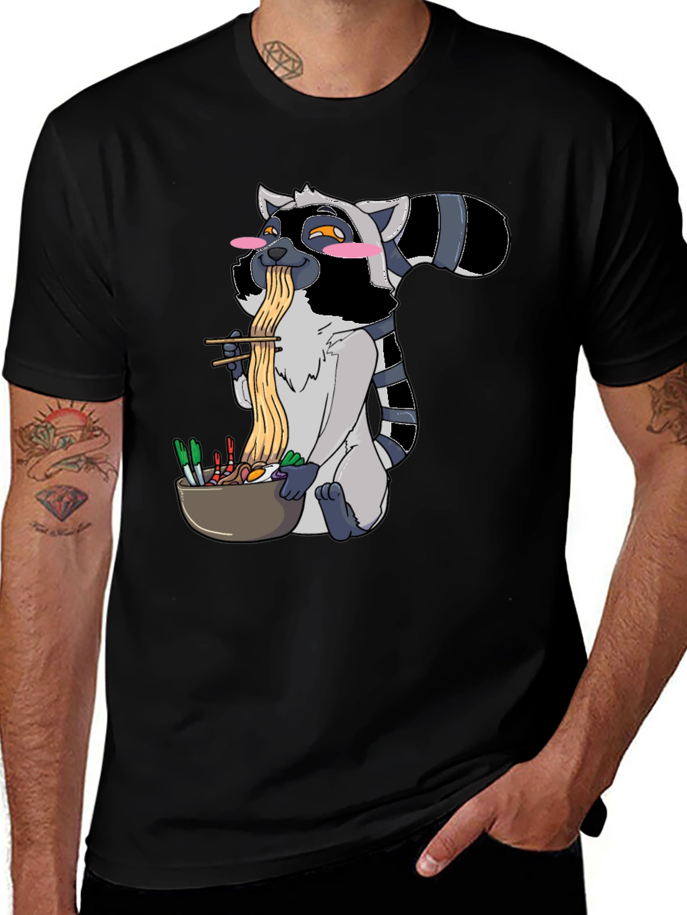 Variant 21 of Raccoon Ramen T-Shirt
