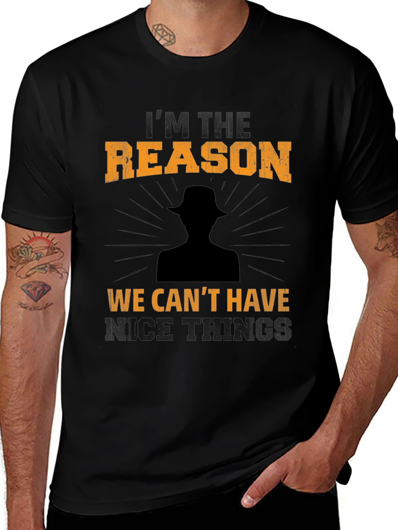 Variant 12 of I'm the Reason T-Shirt - Humorous Graphic Tee