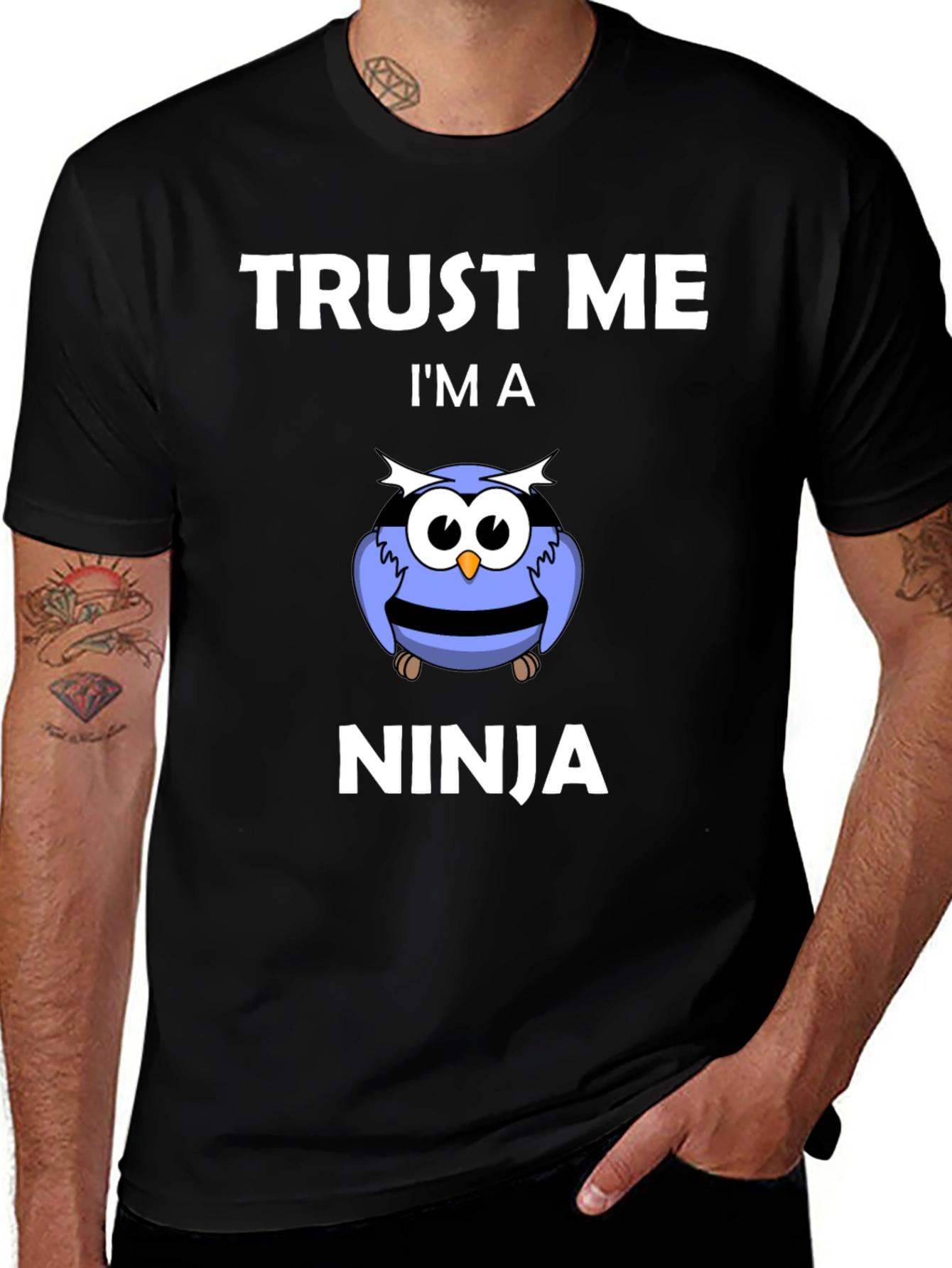 Variant 28 of Trust Me I'm a Ninja Owl T-Shirt