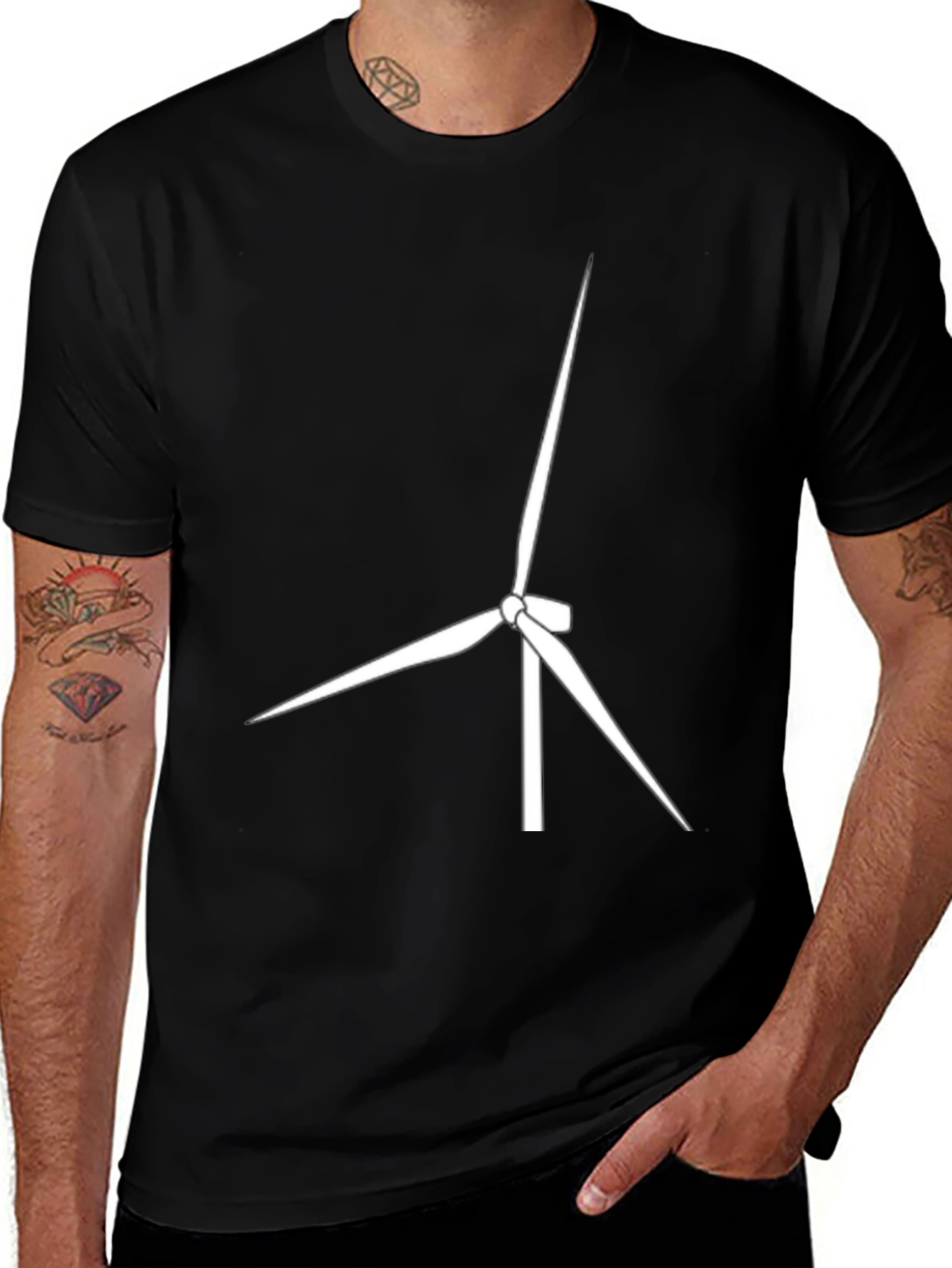 Wind Turbine Graphic Tee
