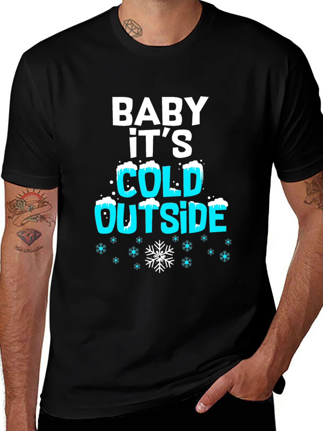 Variant 25 of Baby It's Cold Outside Holiday T-Shirt