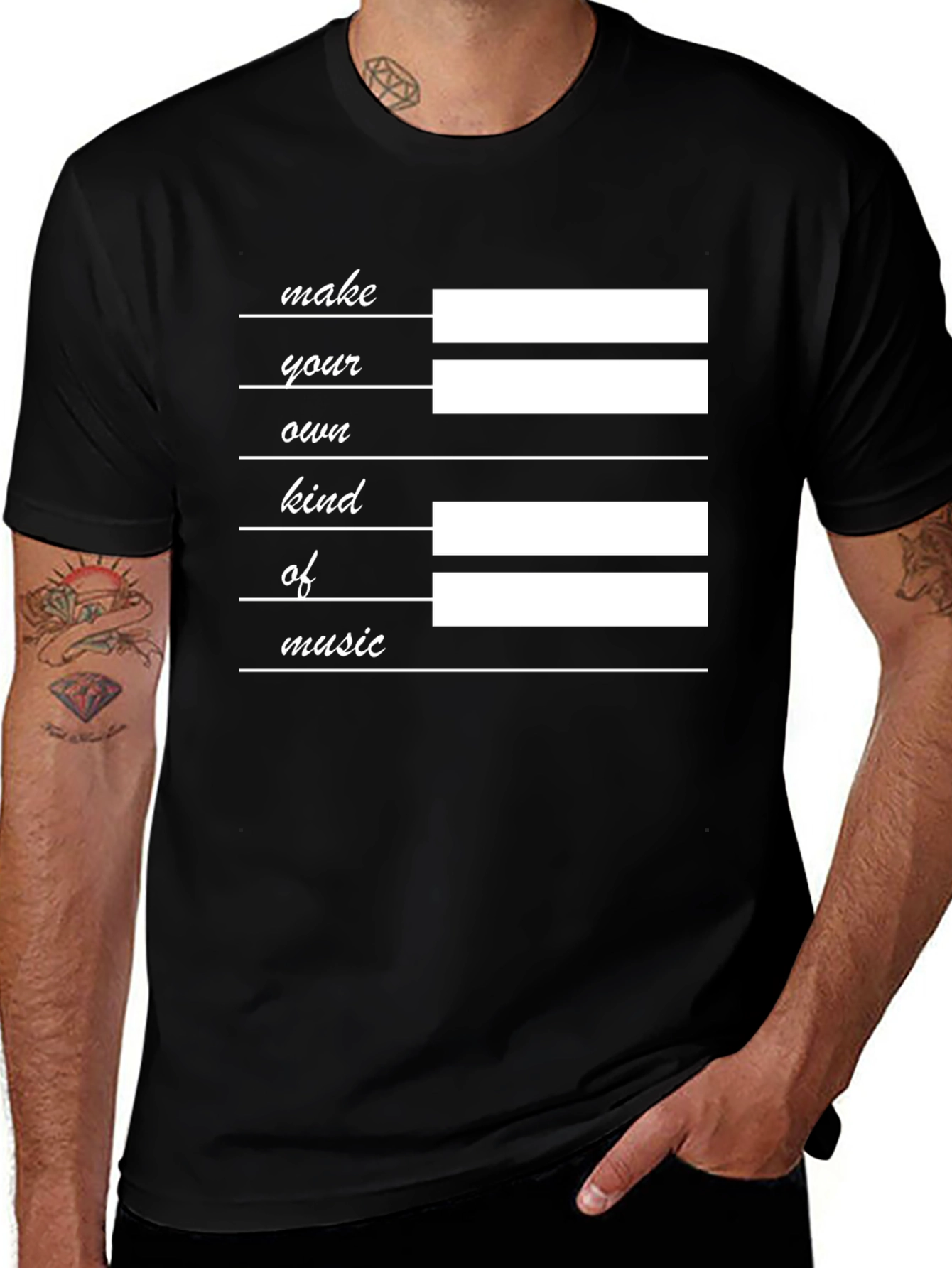 Variant 25 of Make Your Own Kind of Music Graphic Tee