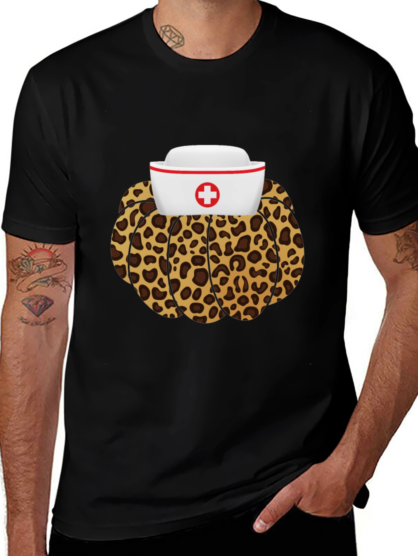 Variant 11 of Leopard Nurse T-Shirt