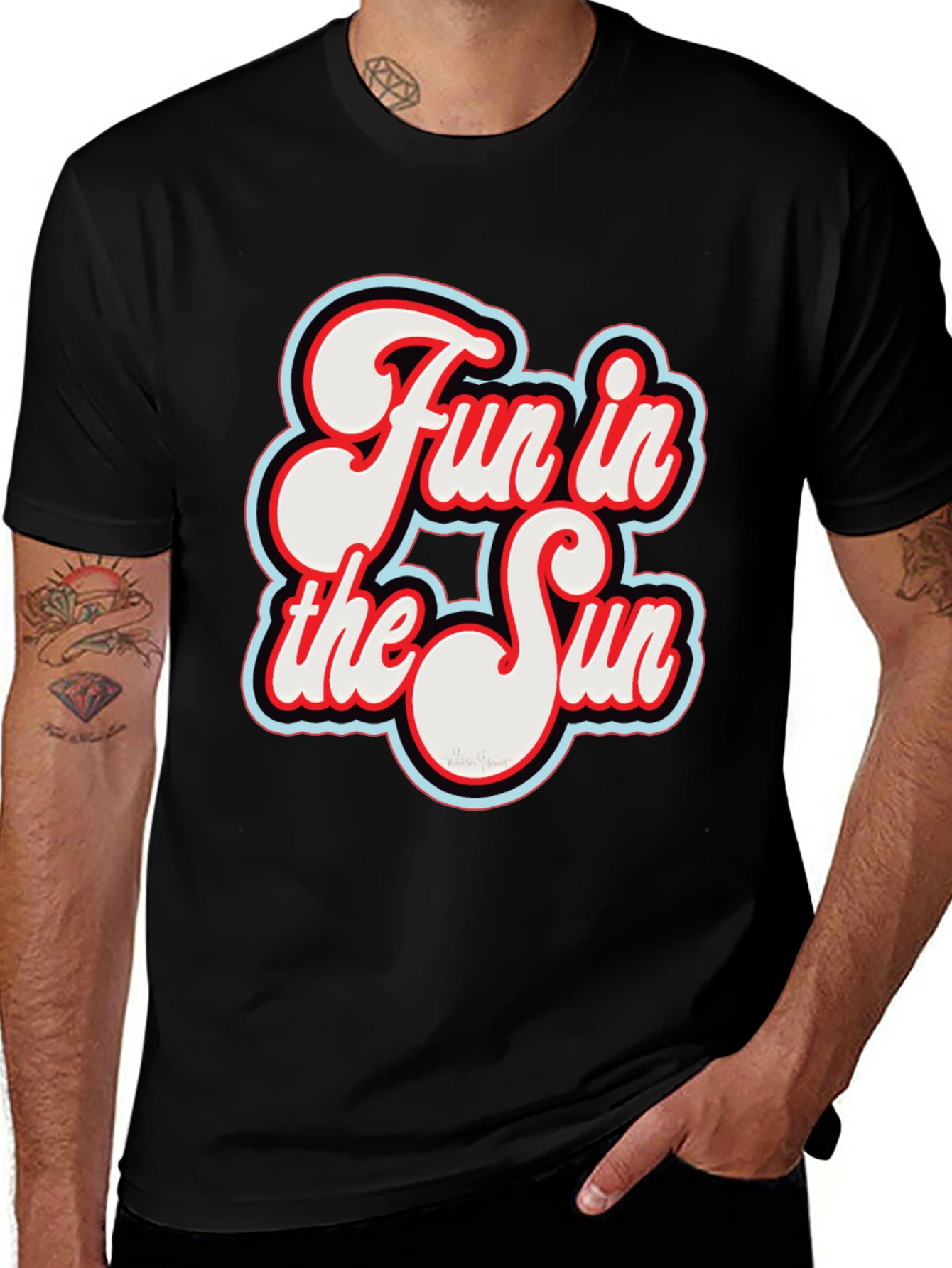 Variant 18 of Fun in the Sun Graphic T-Shirt - Retro Style