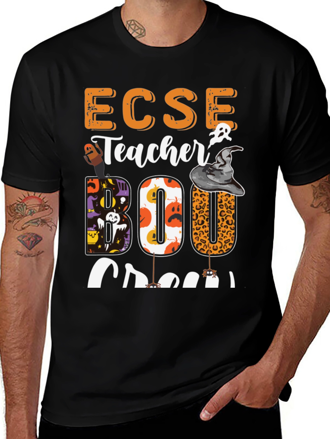 ECSE Teacher Boo Crew Halloween T-Shirt