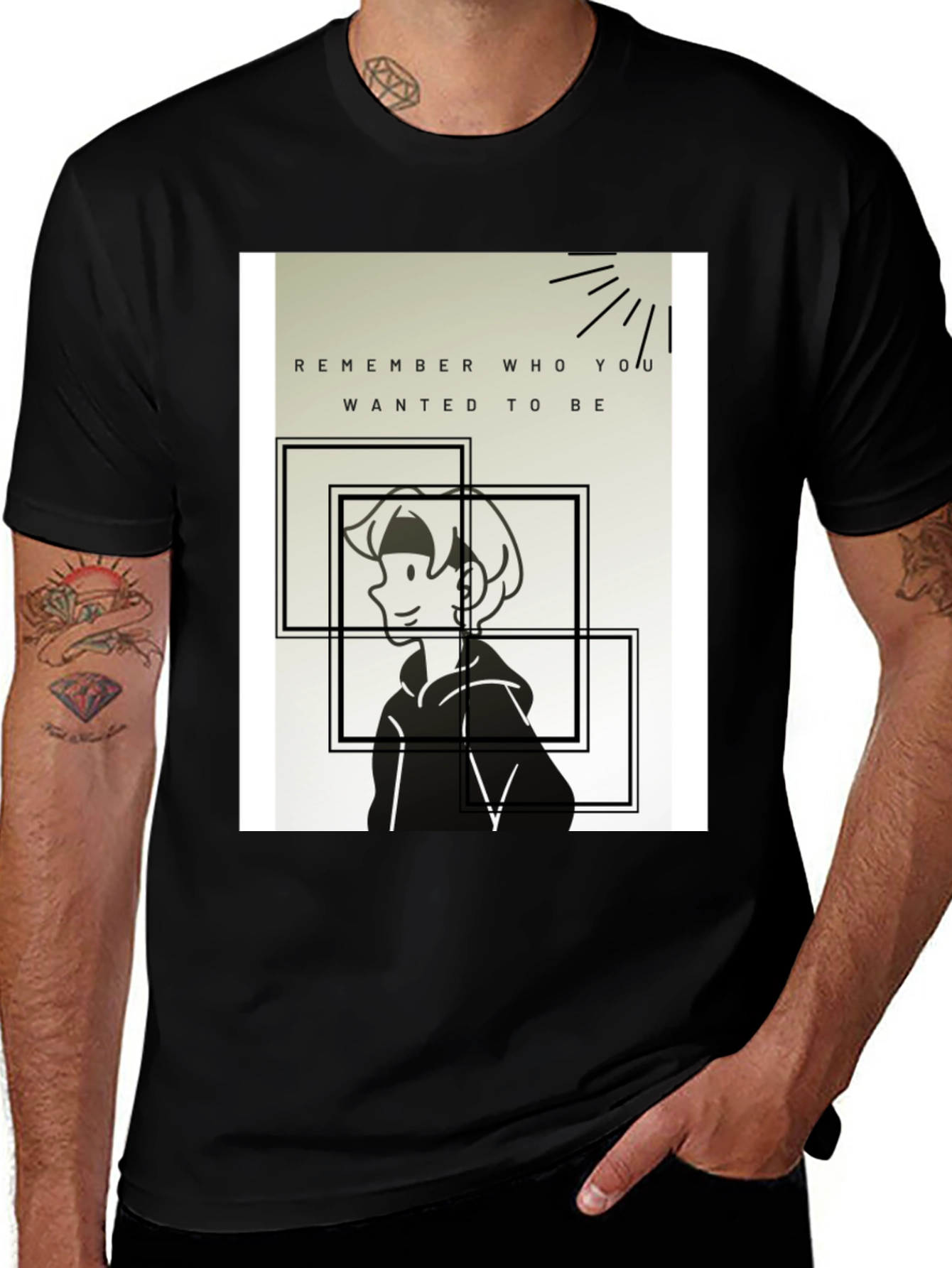 Variant 6 of Remember Who You Wanted to Be T-Shirt