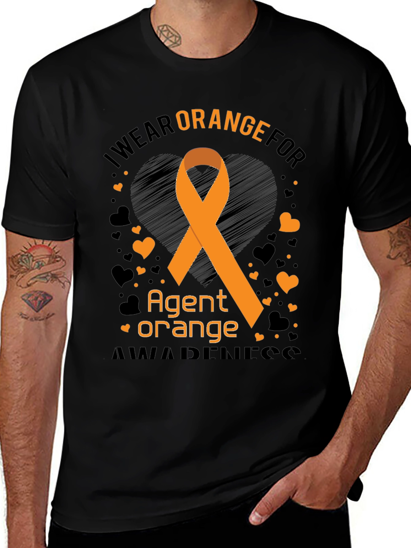 Agent Orange Awareness Ribbon T-Shirt