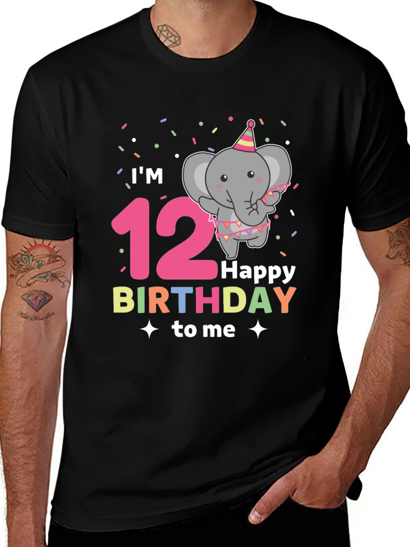 Variant 10 of I'm 12 Happy Birthday T-Shirt