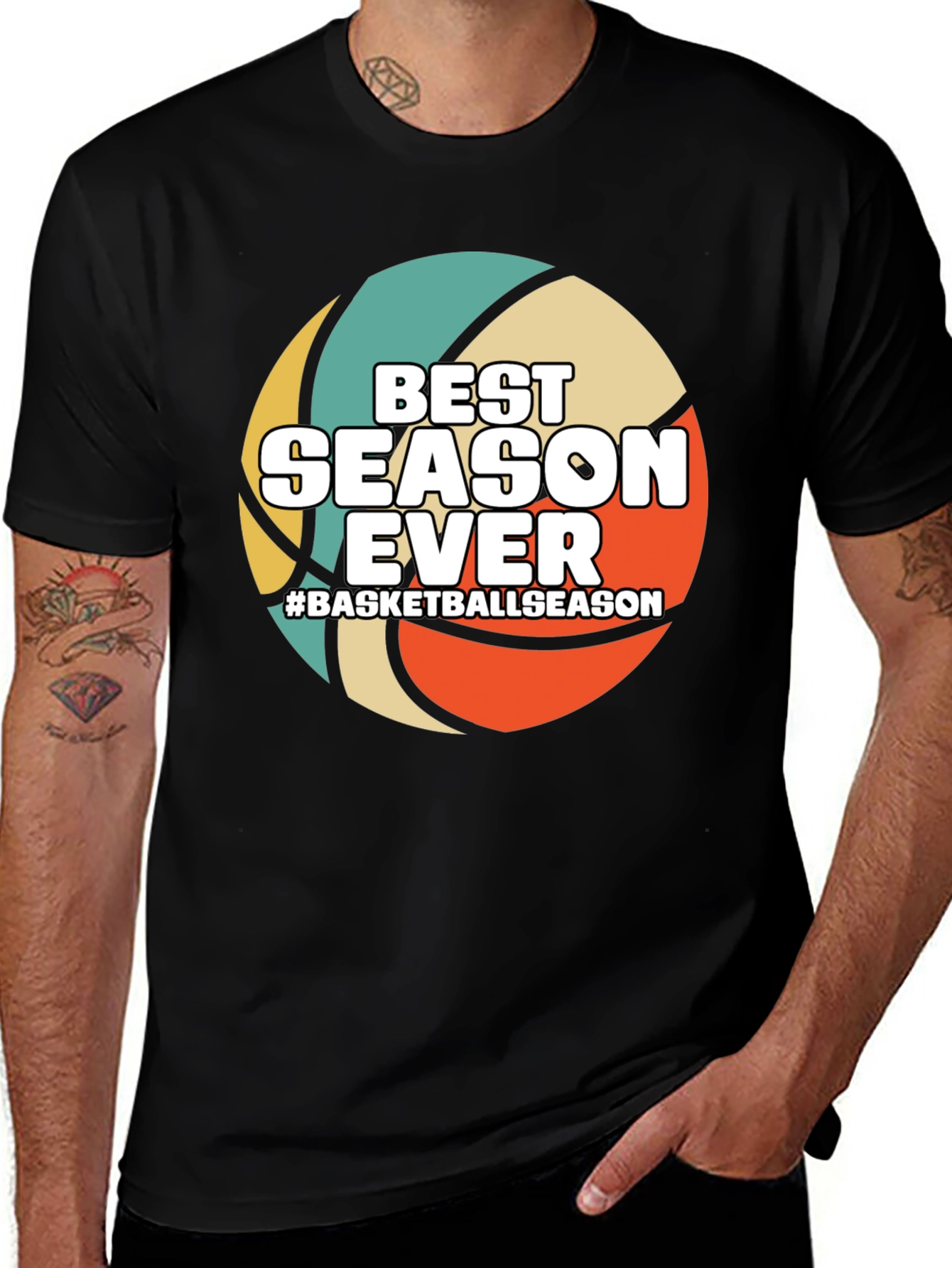 Variant 21 of Best Season Ever Basketball Graphic T-Shirt