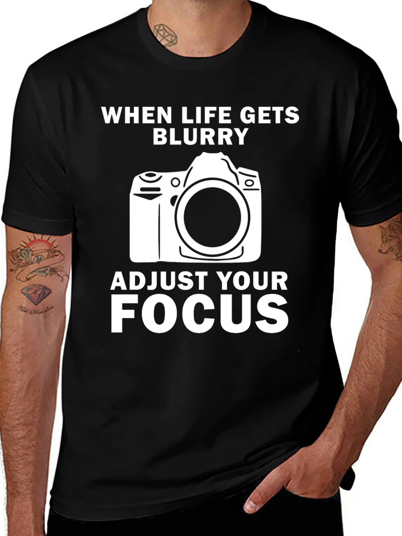 Variant 9 of When Life Gets Blurry T-Shirt
