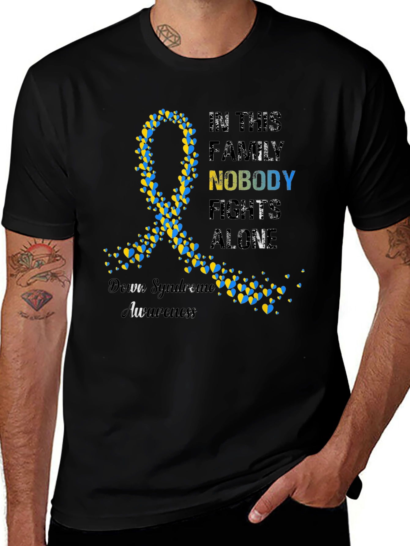 Down Syndrome Awareness Ribbon T-Shirt
