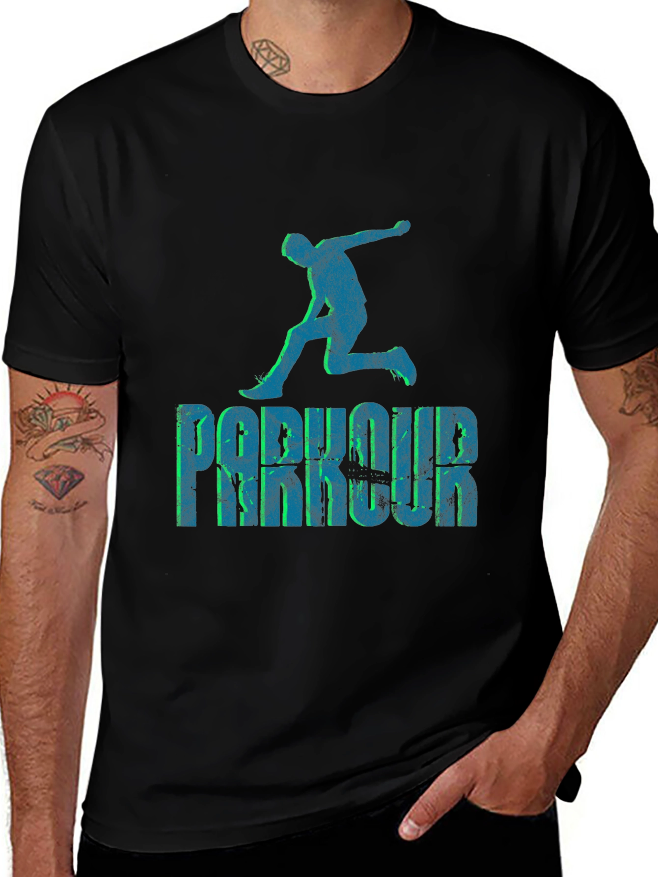 Variant 3 of Parkour Graphic T-Shirt