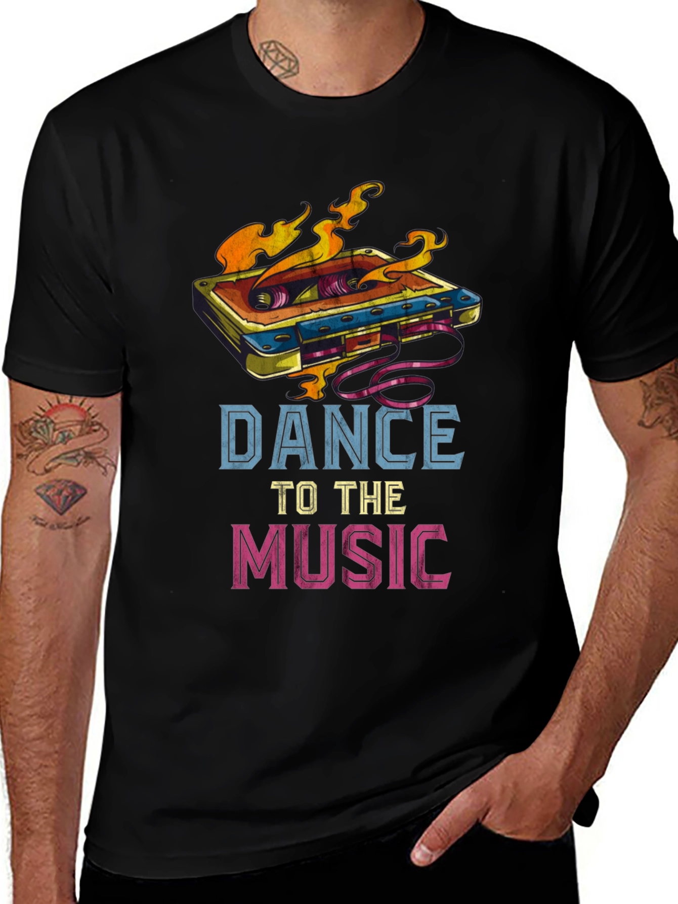 Variant 12 of Dance to the Music Graphic Tee