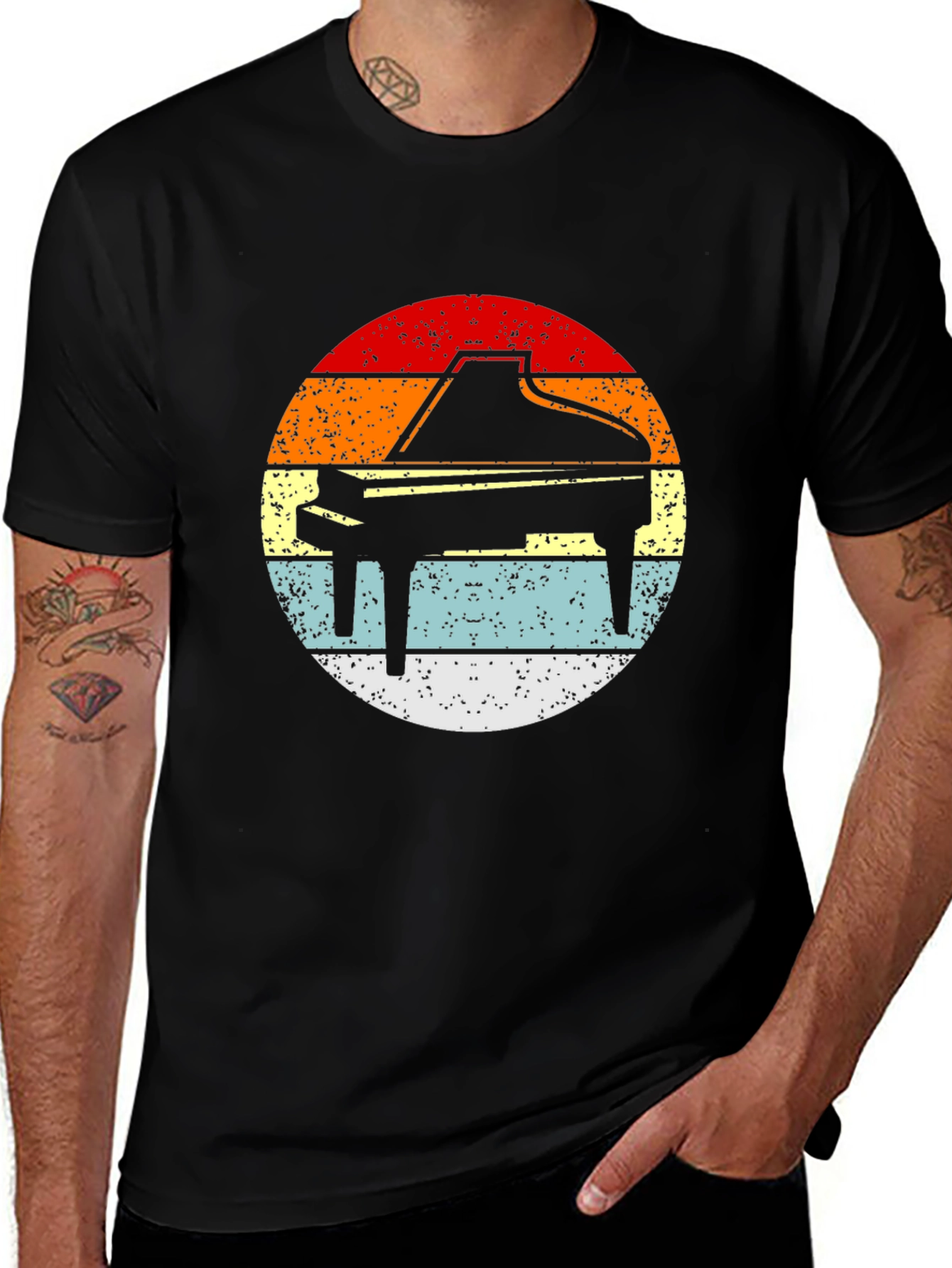 Variant 30 of Vintage Piano Graphic Tee