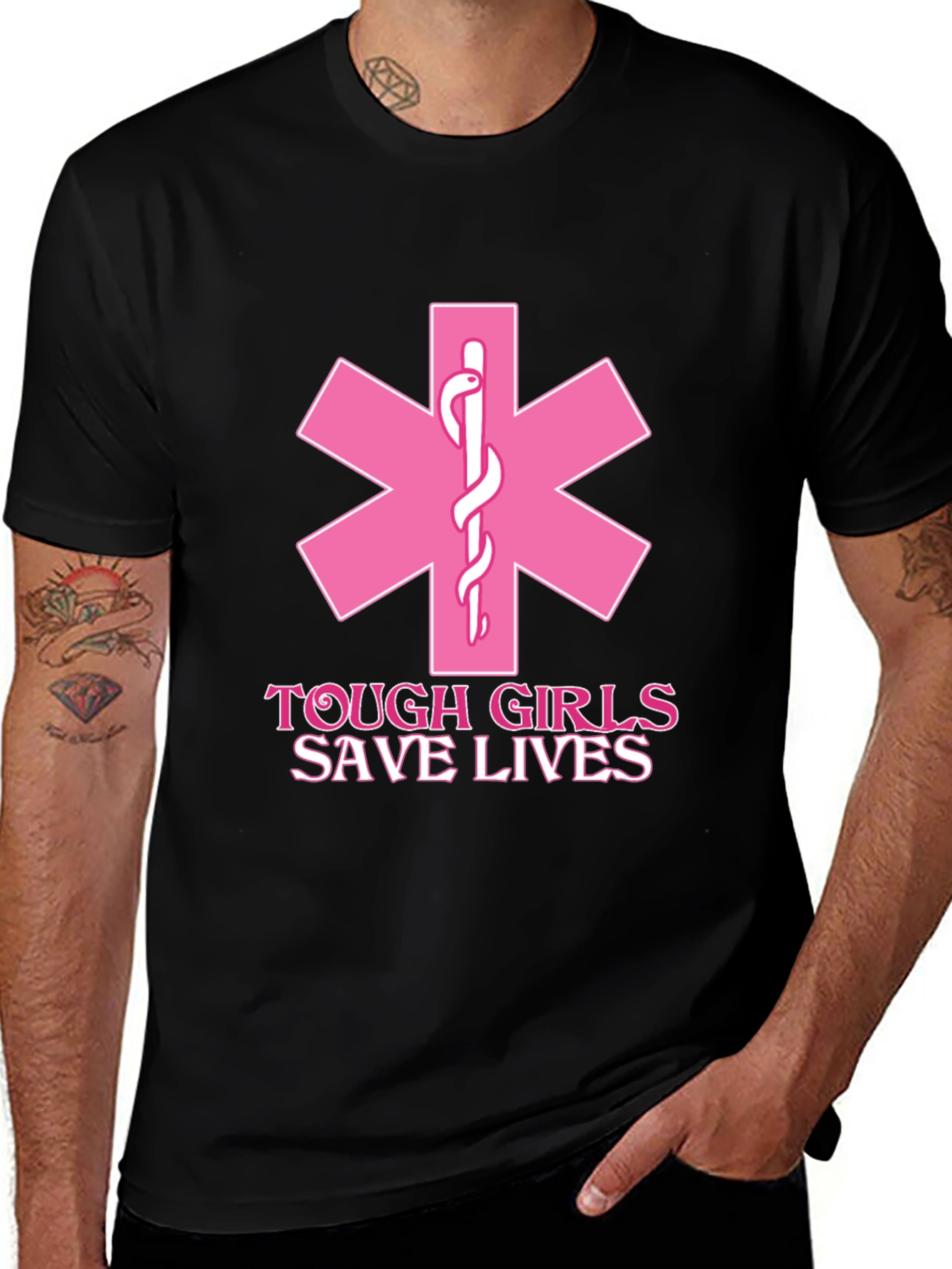 Tough Girls Save Lives EMS T-Shirt