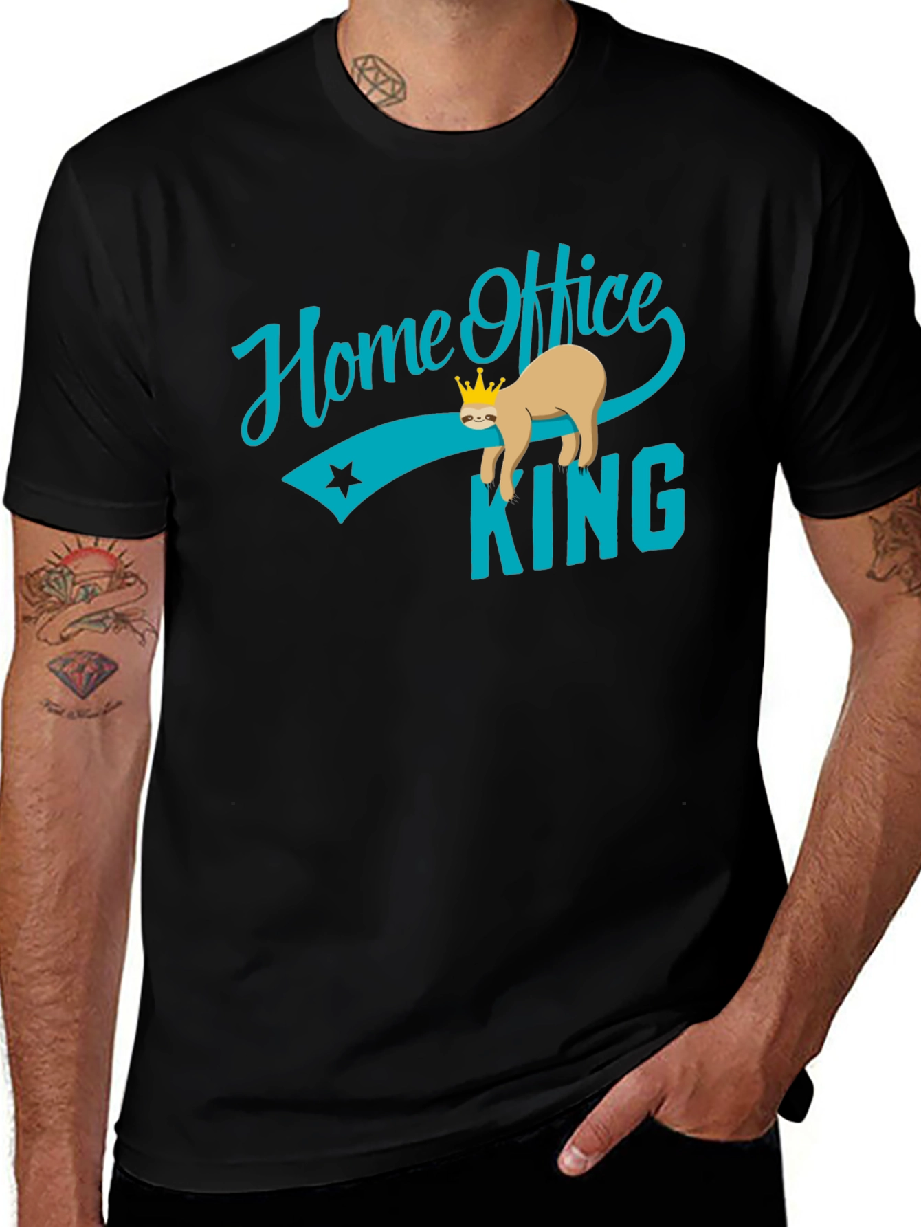 Variant 6 of Home Office King Sloth Graphic Tee