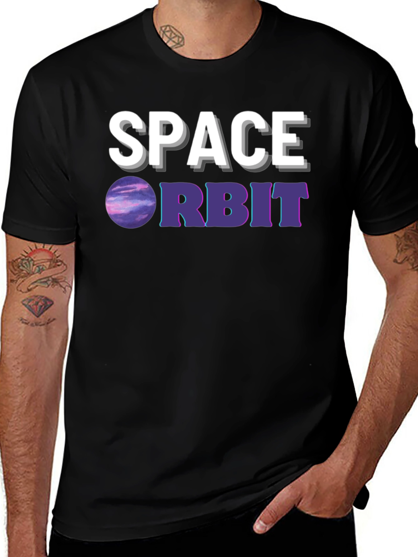 Variant 3 of Space Orbit Graphic T-Shirt - Stylish & Comfortable